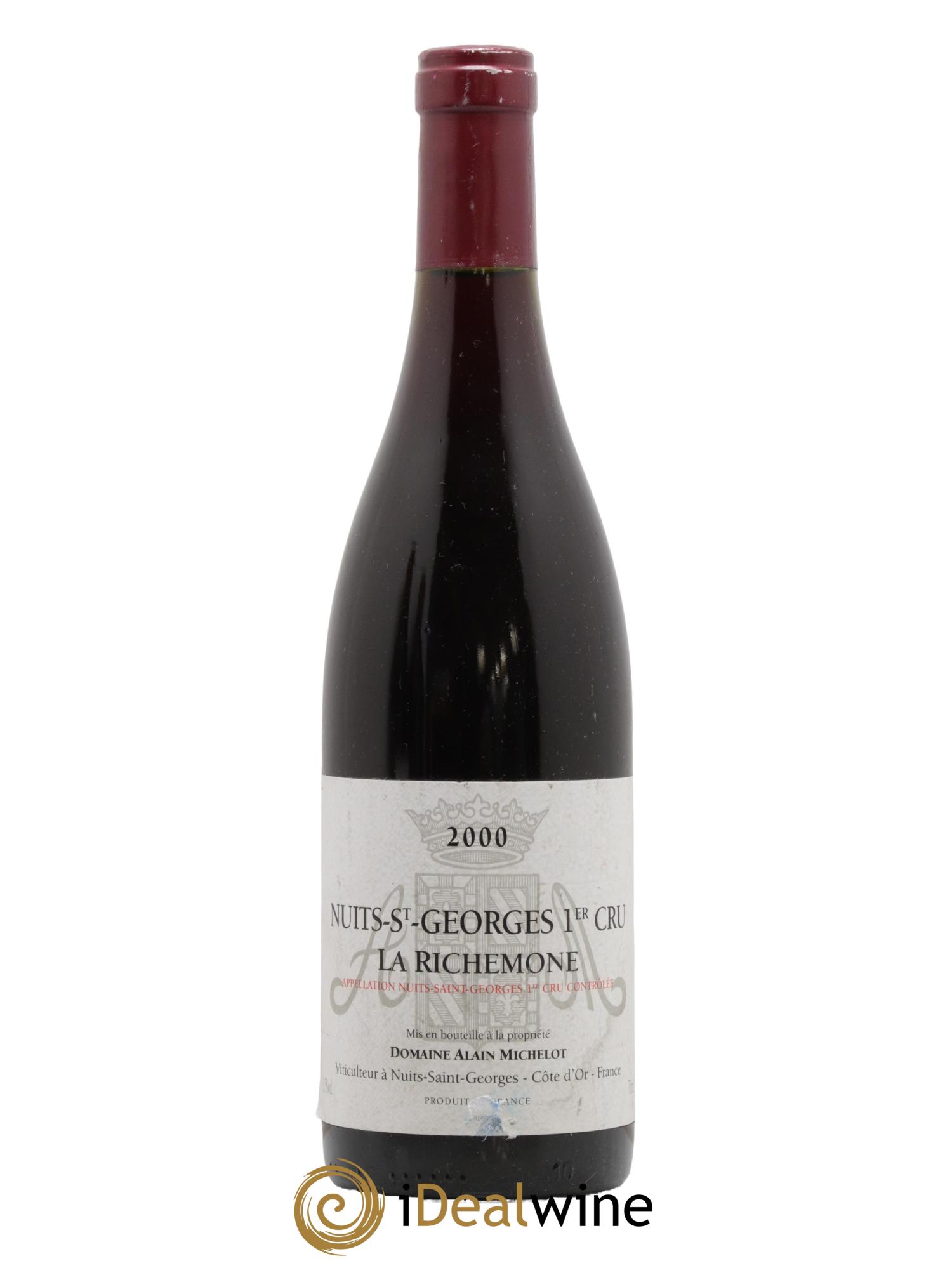 Nuits Saint-Georges 1er Cru La Richemonne Alain Michelot 2000 - Lotto di 1 bottiglia - 0