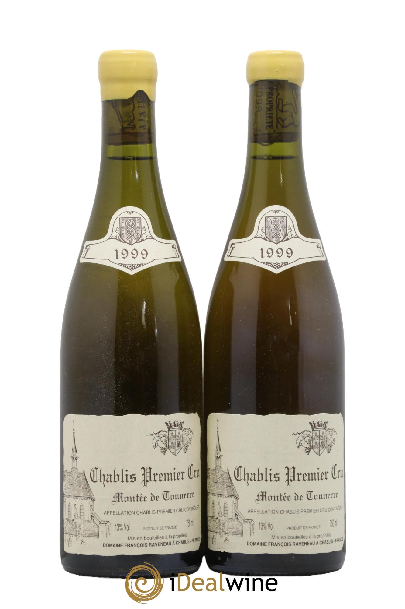 Chablis 1er Cru Montée de Tonnerre Raveneau (Domaine) 1999 - Lotto di 2 bottiglie - 0