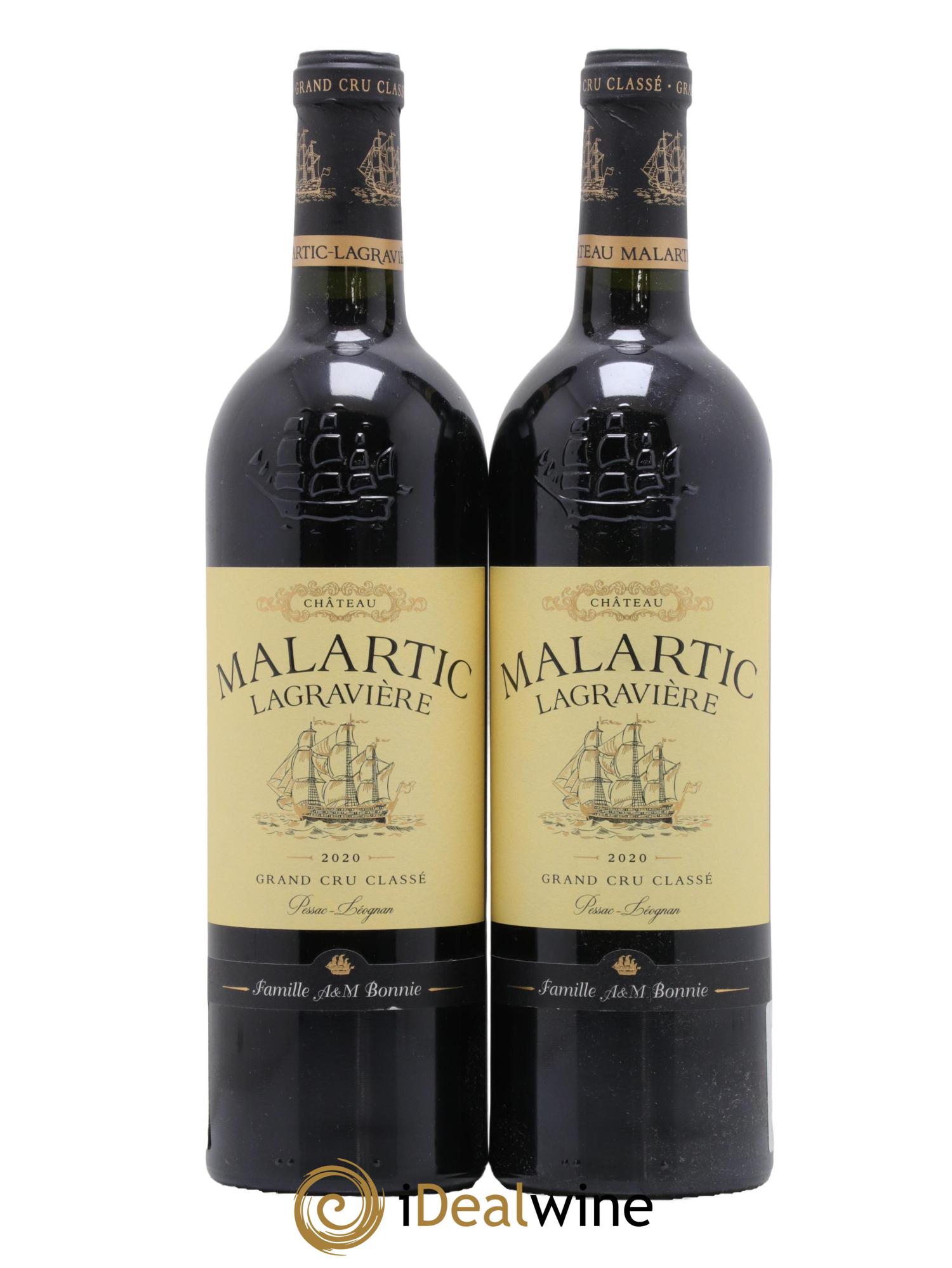 Château Malartic-Lagravière Cru Classé de Graves  2020 - Lot de 2 bouteilles - 0