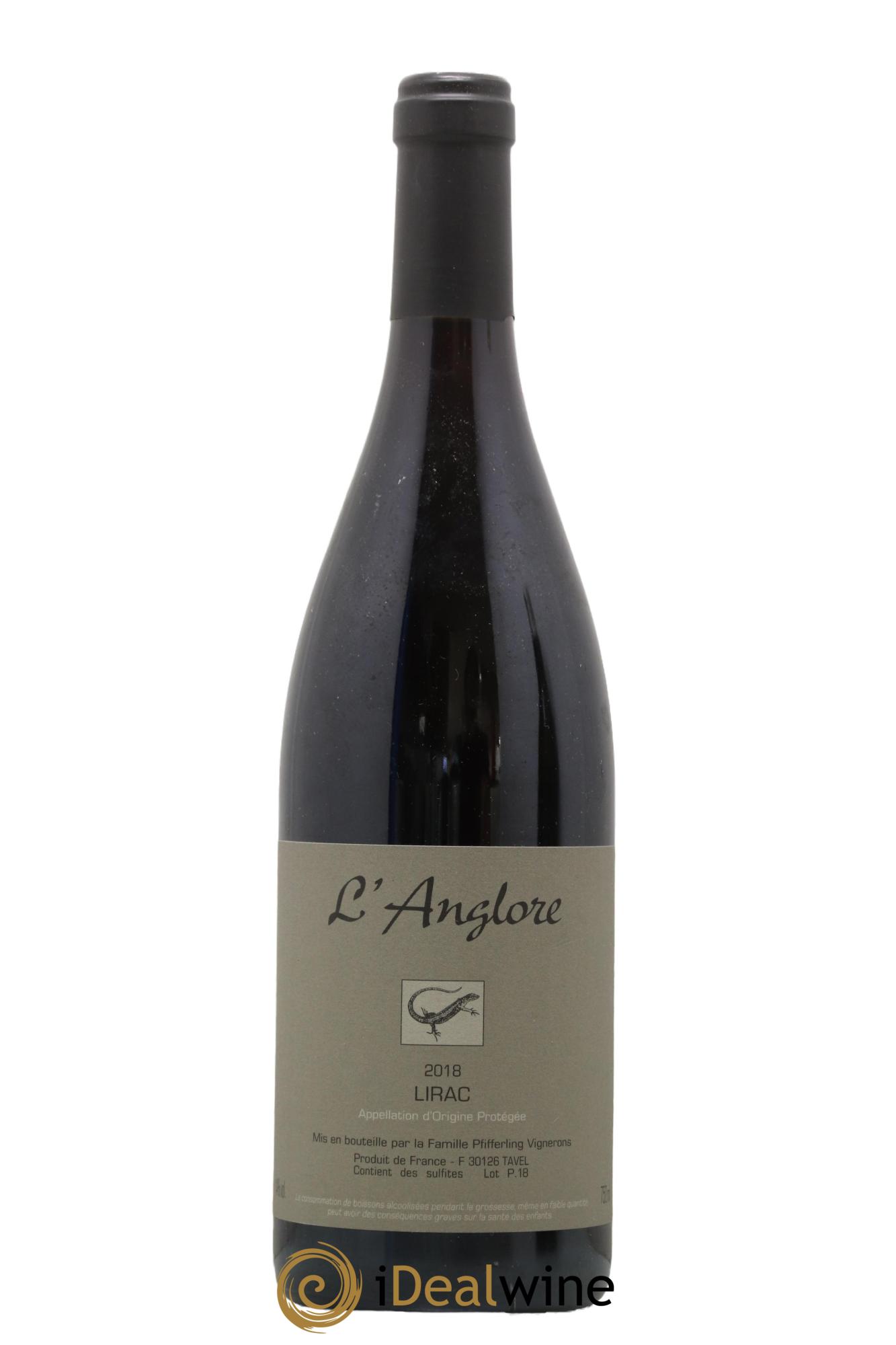 Lirac L'Anglore 2018 - Lot de 1 bouteille - 0