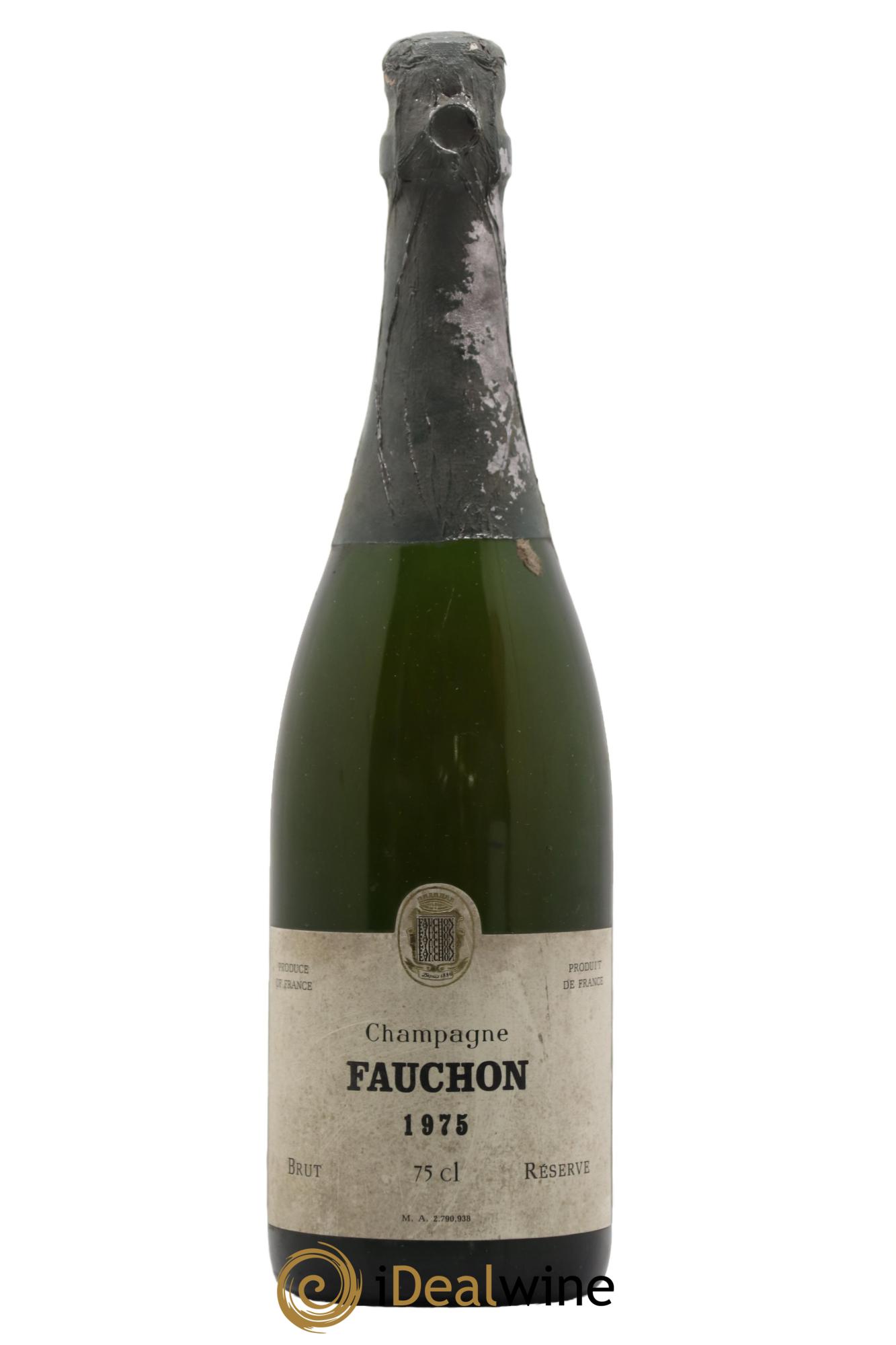 Champagne Réserve Fauchon 1975 - Lot de 1 bouteille - 0