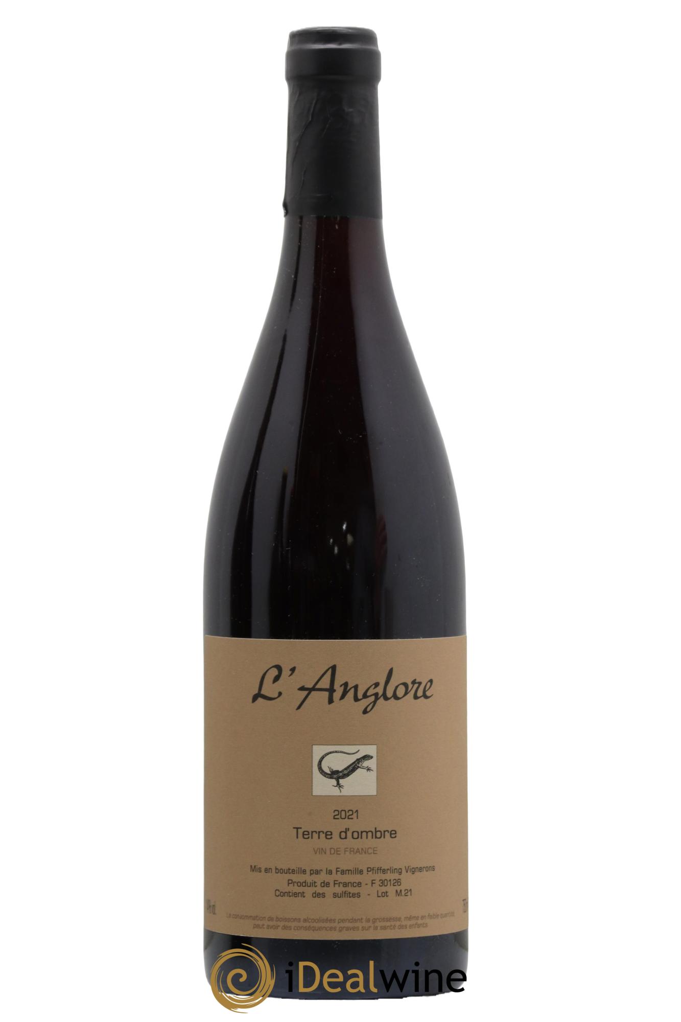 Vin de France Terre d'Ombre L'Anglore 2021 - Lotto di 1 bottiglia - 0