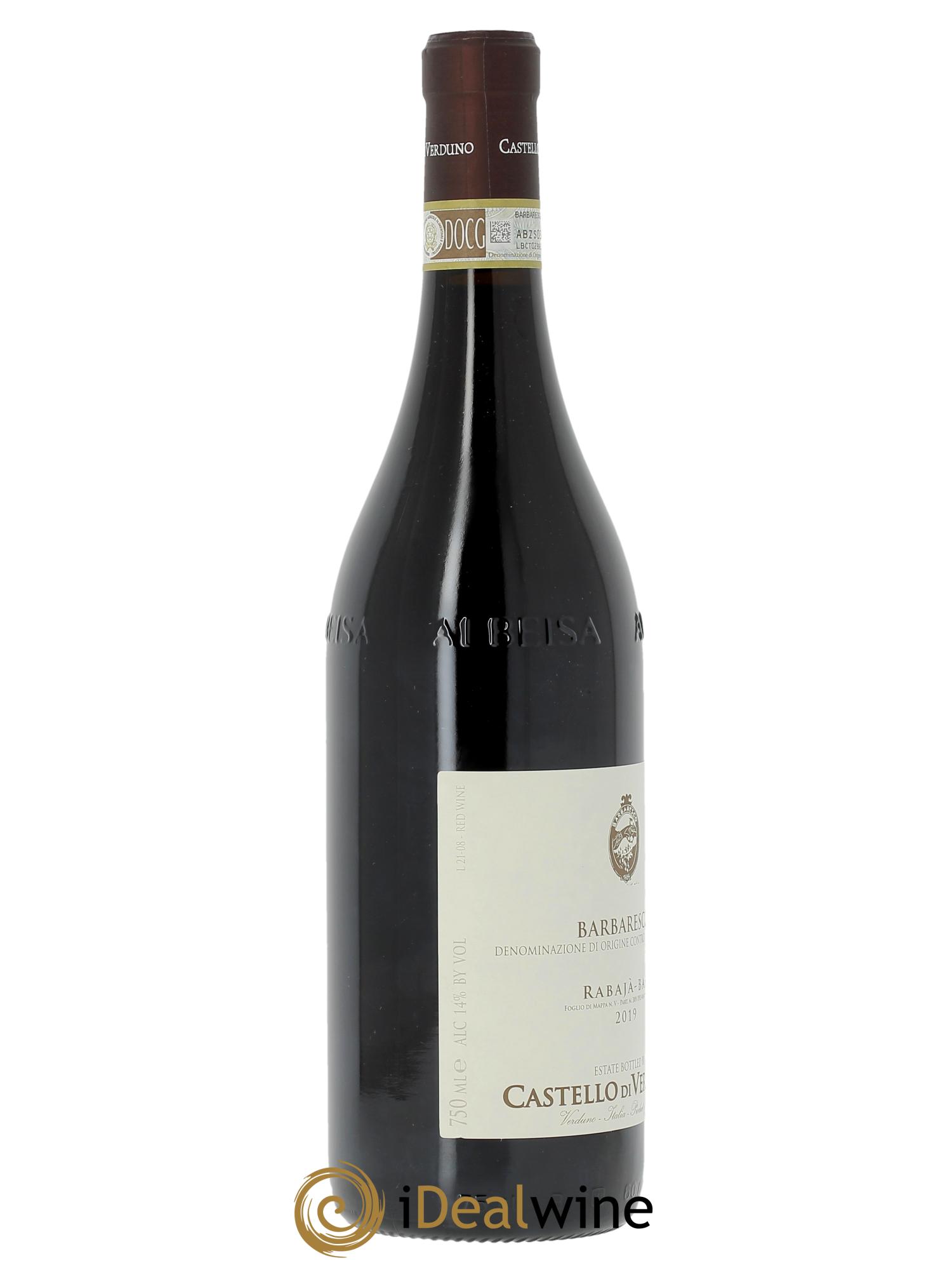 Barbaresco DOCG Rabaja-Bas Castello di Verduno  2019 - Posten von 1 Flasche - 1