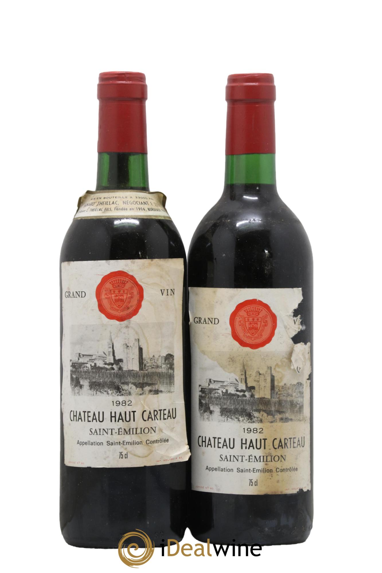 Saint-Émilion Château Haut Carteau 1982 - Posten von 2 Flaschen - 0