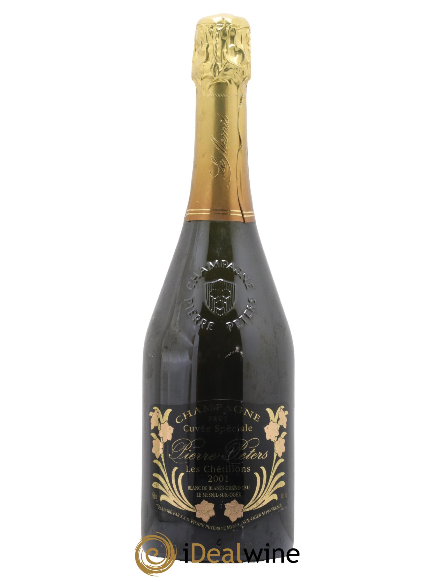 Cuvée Spéciale les Chétillons Blanc de Blancs Brut Pierre Péters 2001 - Lotto di 1 bottiglia - 0