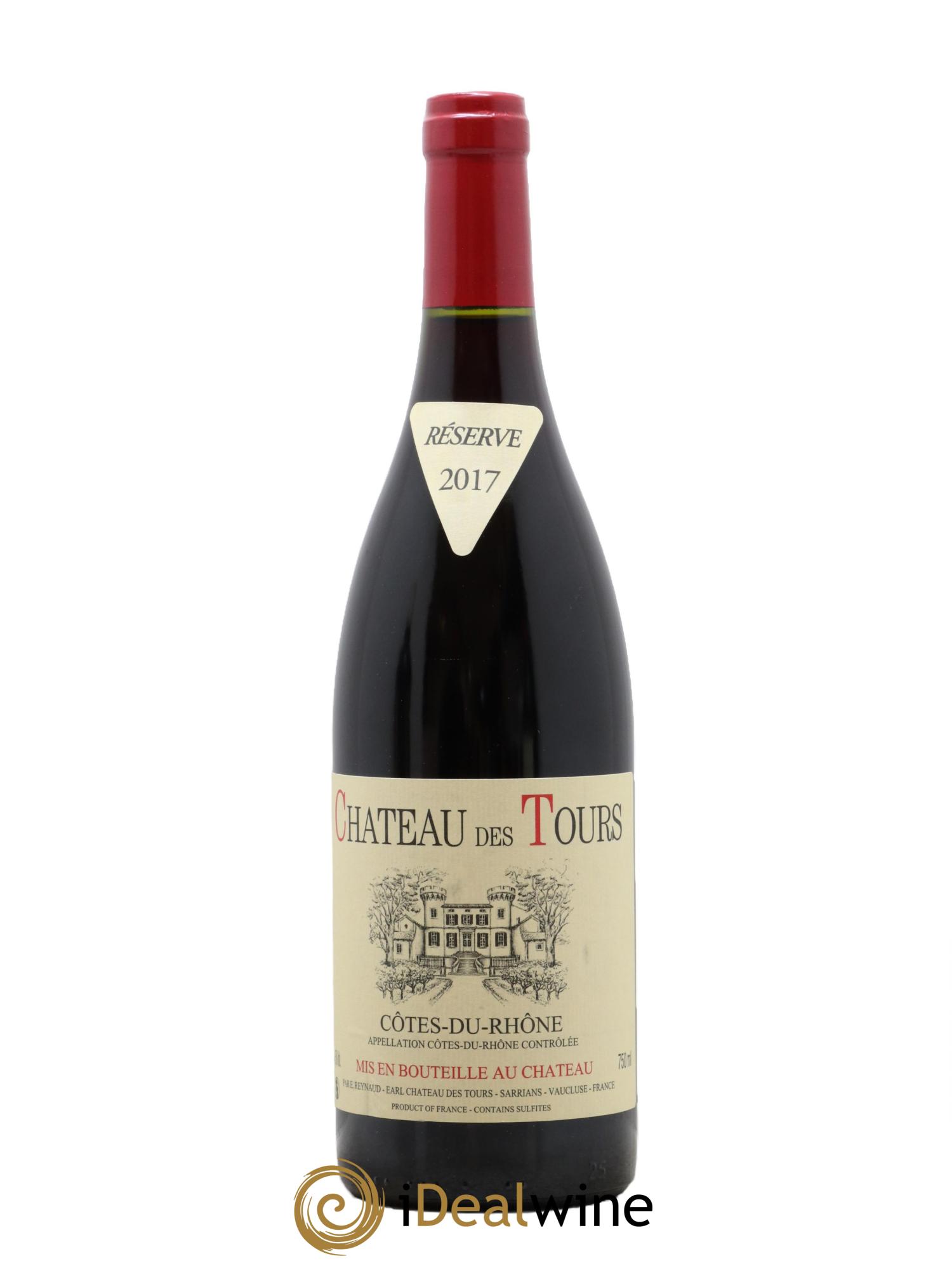 Côtes du Rhône Château des Tours Emmanuel Reynaud 2017 - Lot de 1 bouteille - 0