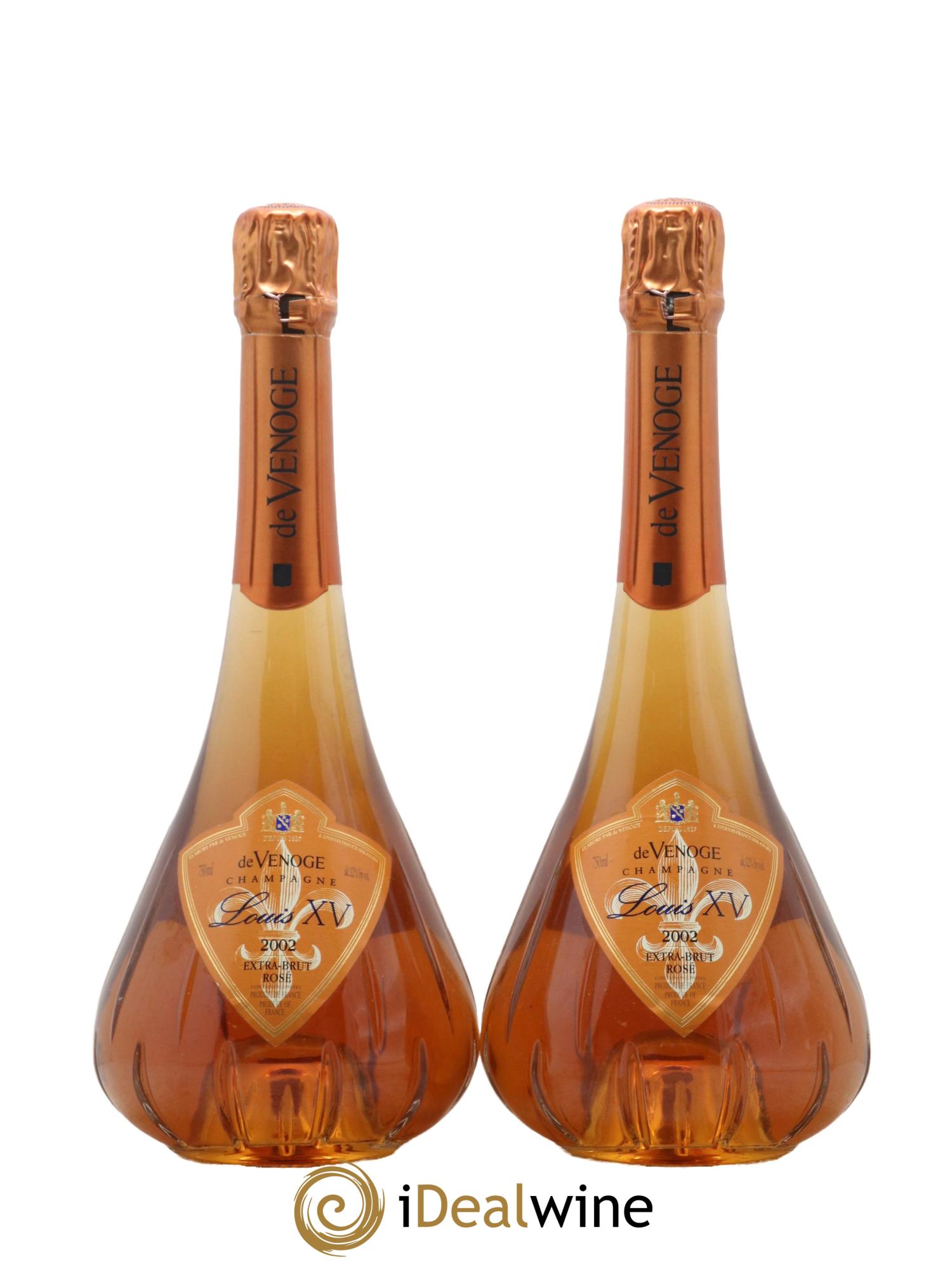 Champagne Louis XV De Venoge 2002 - Lot de 2 bouteilles - 0