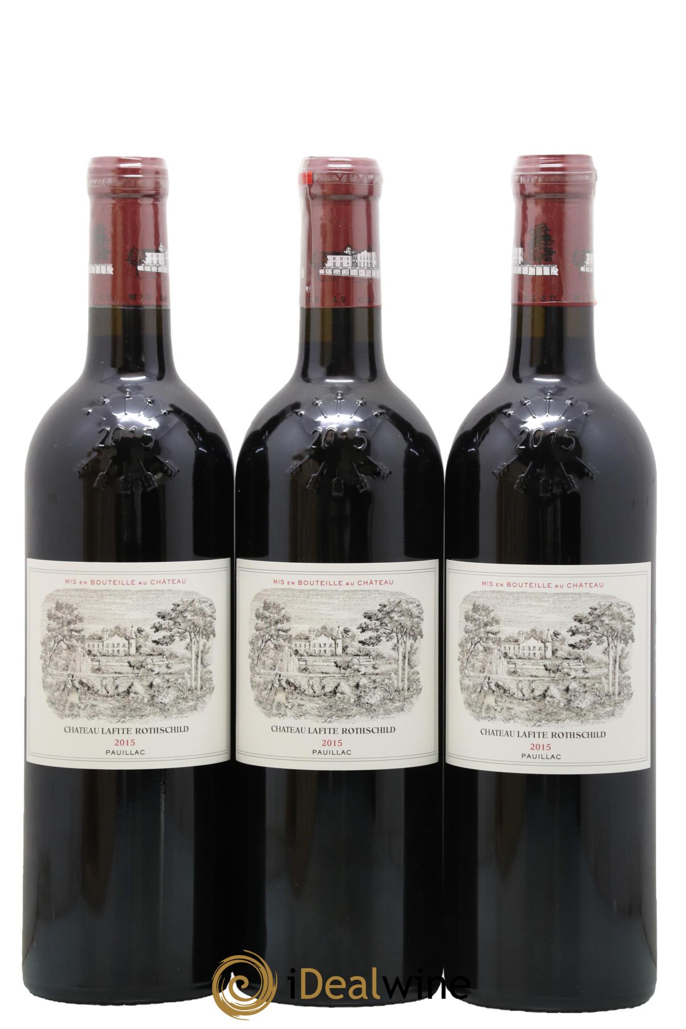 Château Lafite Rothschild 1er Grand Cru Classé 2015 - Posten von 3 Flaschen - 1