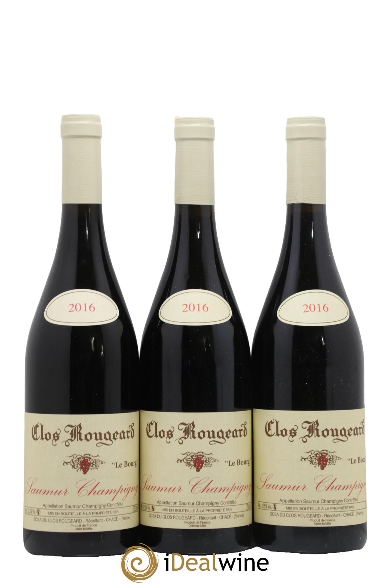 Saumur-Champigny Le Bourg Clos Rougeard 2016 - Lot of 3 bottles - 0