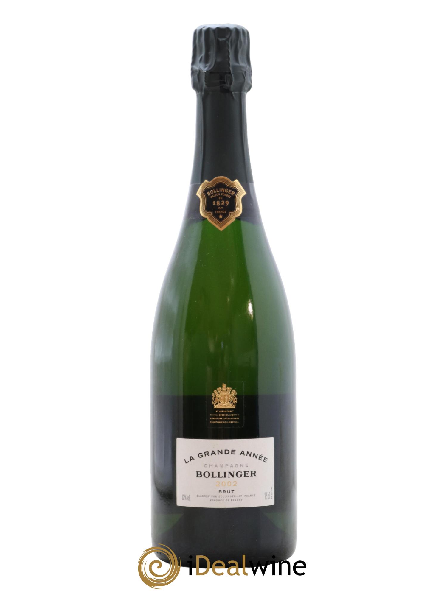 Grande Année Bollinger 2002 - Lot de 1 bouteille - 0