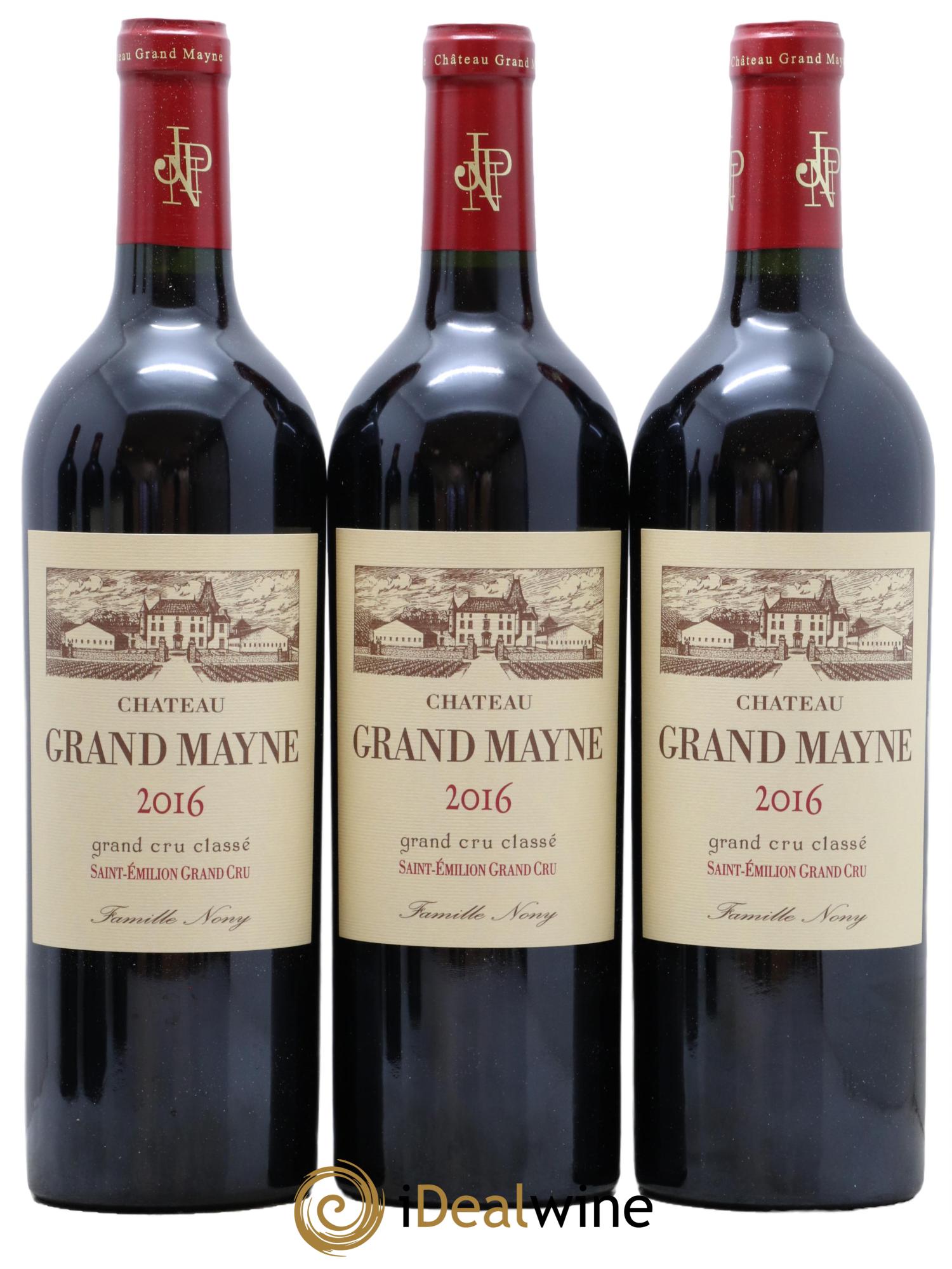 Château Grand Mayne Grand Cru Classé 2016 - Lot de 6 bouteilles - 1