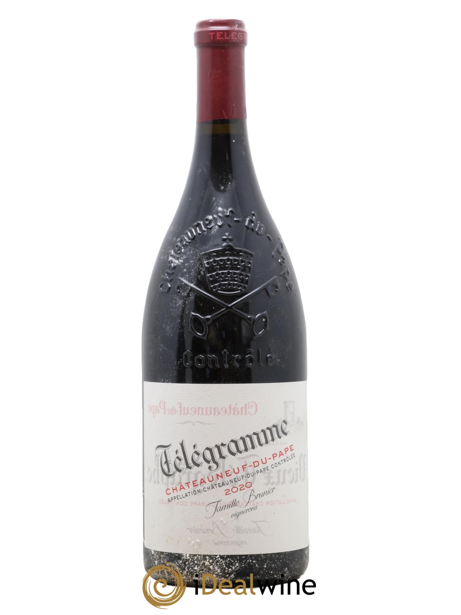 Châteauneuf-du-Pape Télégramme Vignobles Brunier 2020 - Lot de 1 magnum - 0