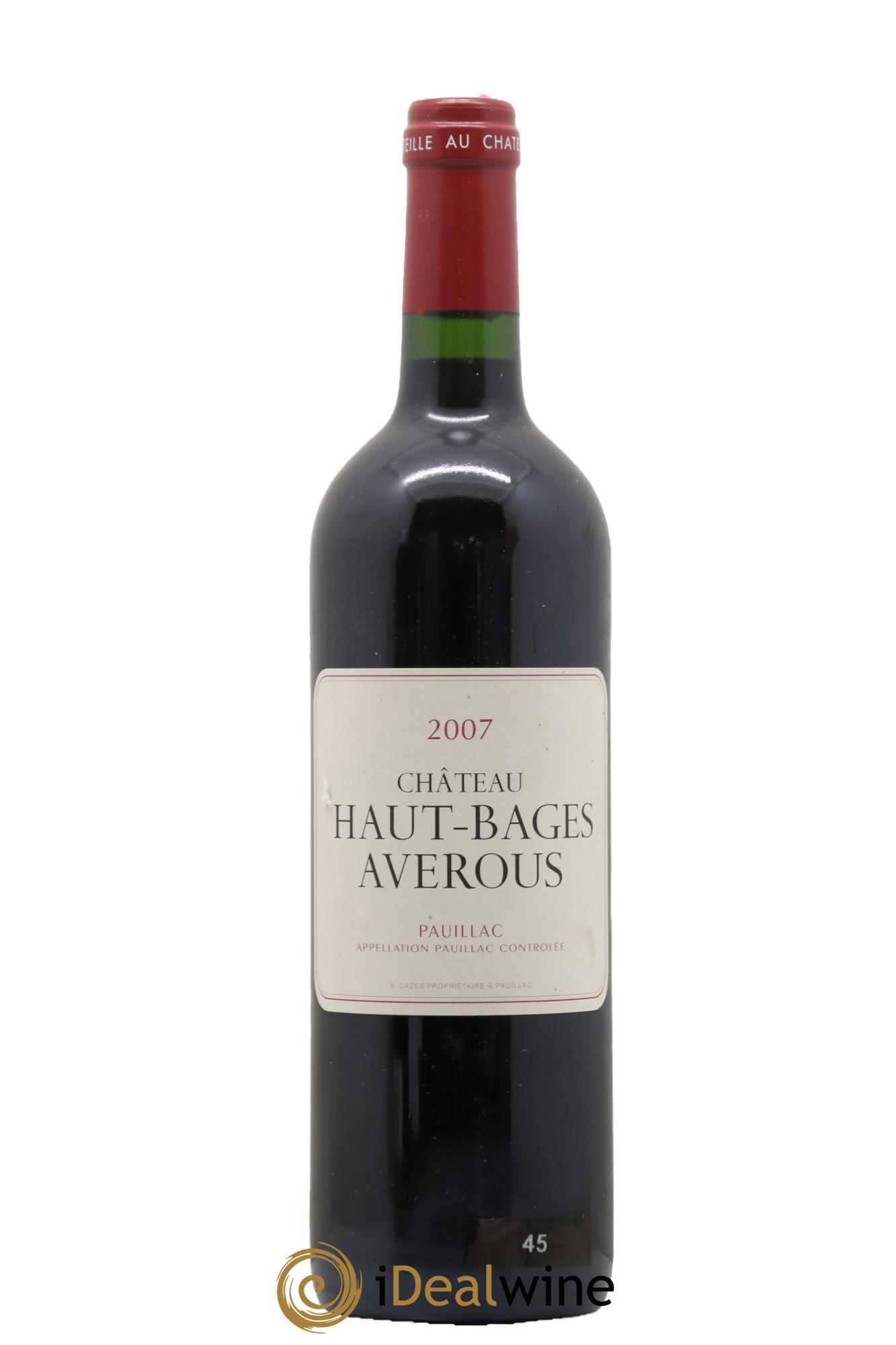 Château Haut Bages Averous Cru Bourgeois 2007 - Posten von 1 Flasche - 0