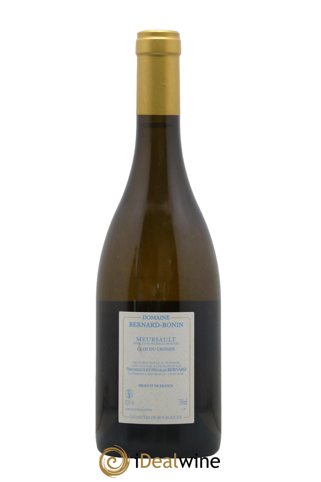 Meursault Clos du Cromin Bernard Bonin 2018 - Lotto di 1 bottiglia - 1