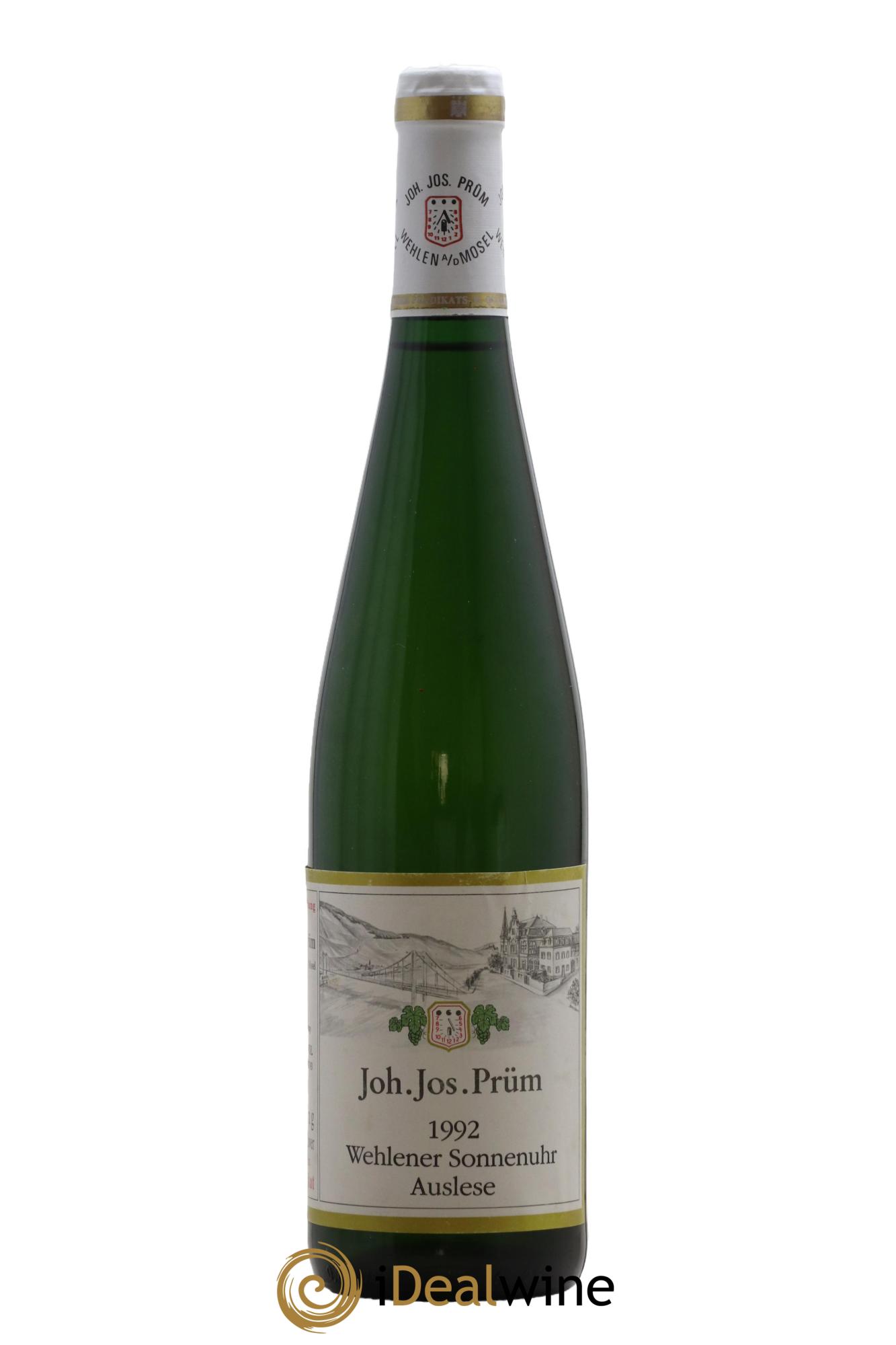 Riesling Joh. Jos. Prum Wehlener Sonnenuhr Auslese 1992 - Lot de 1 bouteille - 0