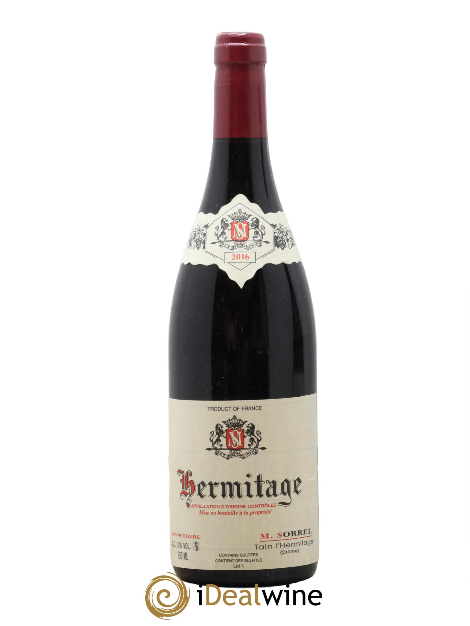 Hermitage Marc Sorrel  2016 - Lot of 1 bottle - 0