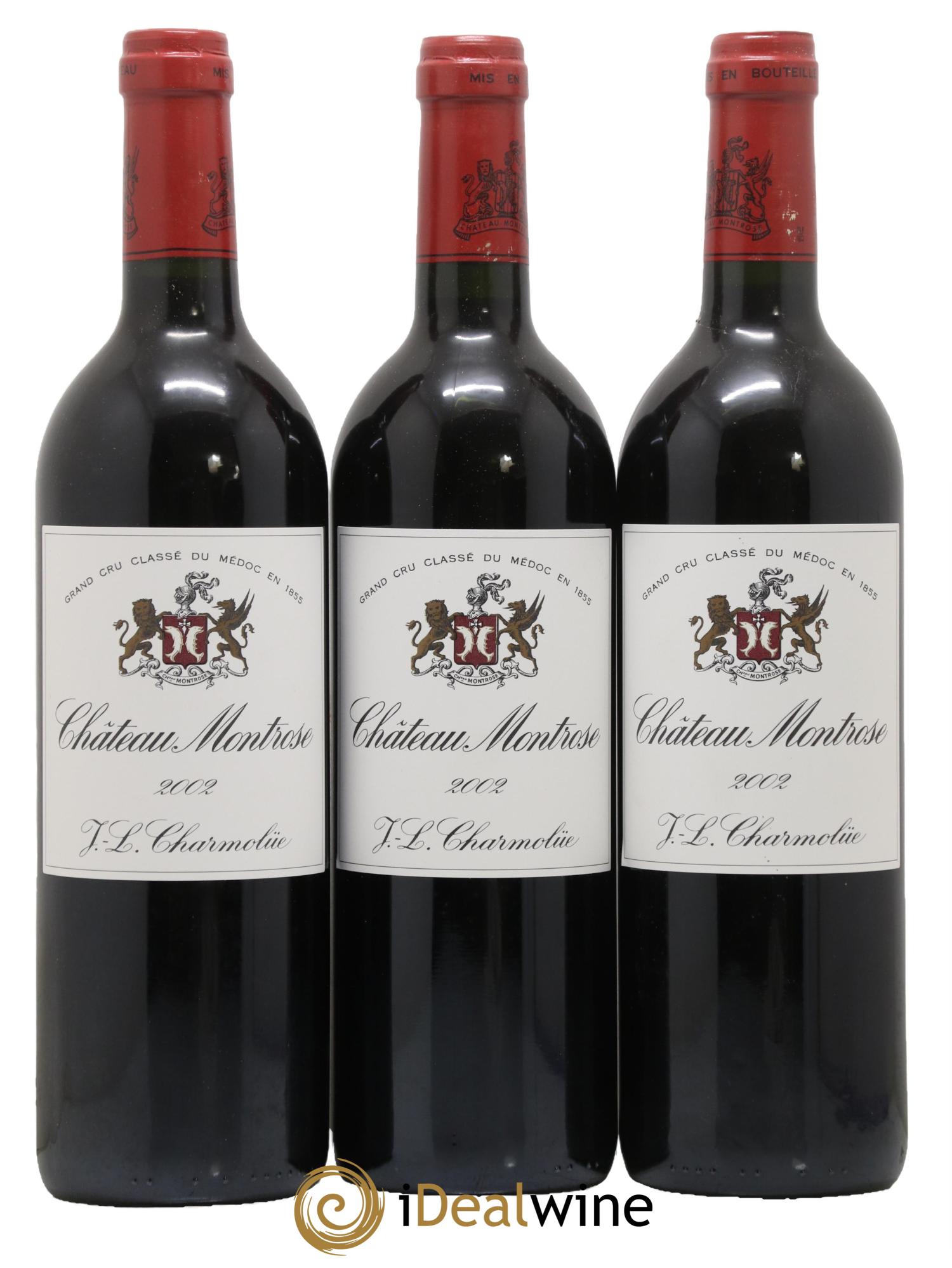 Château Montrose 2ème Grand Cru Classé 2002 - Lot de 6 bouteilles - 1