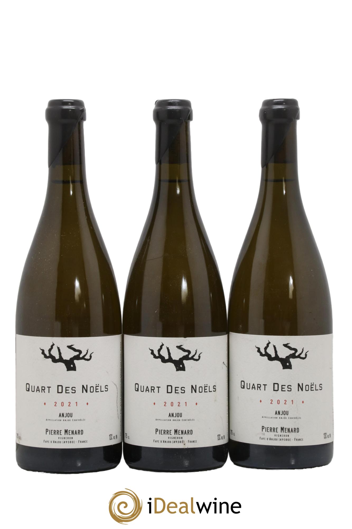 Anjou Le Quart des Noëls Pierre Ménard  2021 - Lot de 3 bouteilles - 0