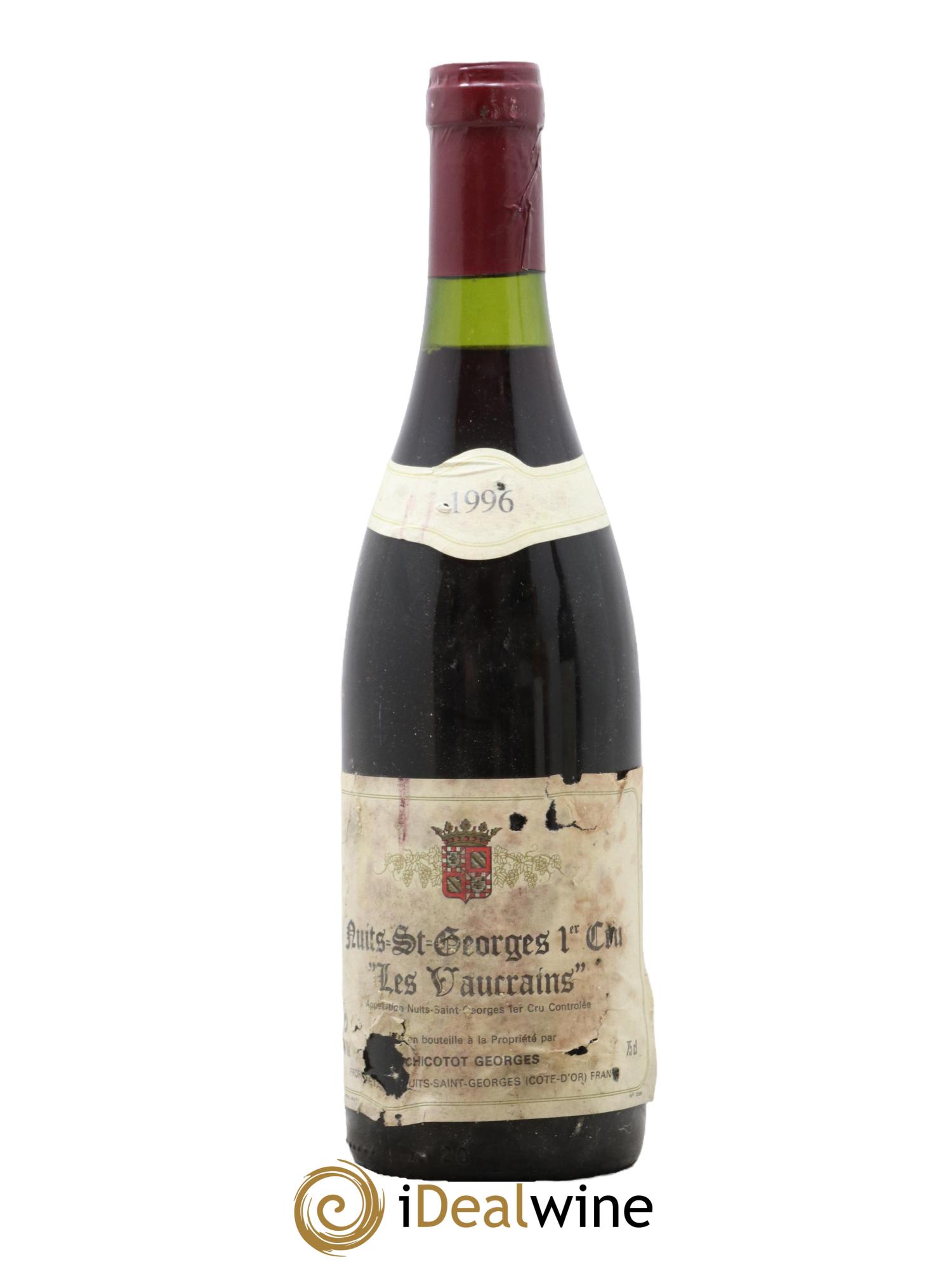 Nuits Saint-Georges 1er Cru Les Vaucrains Chicotot 1996 - Posten von 1 Flasche - 0