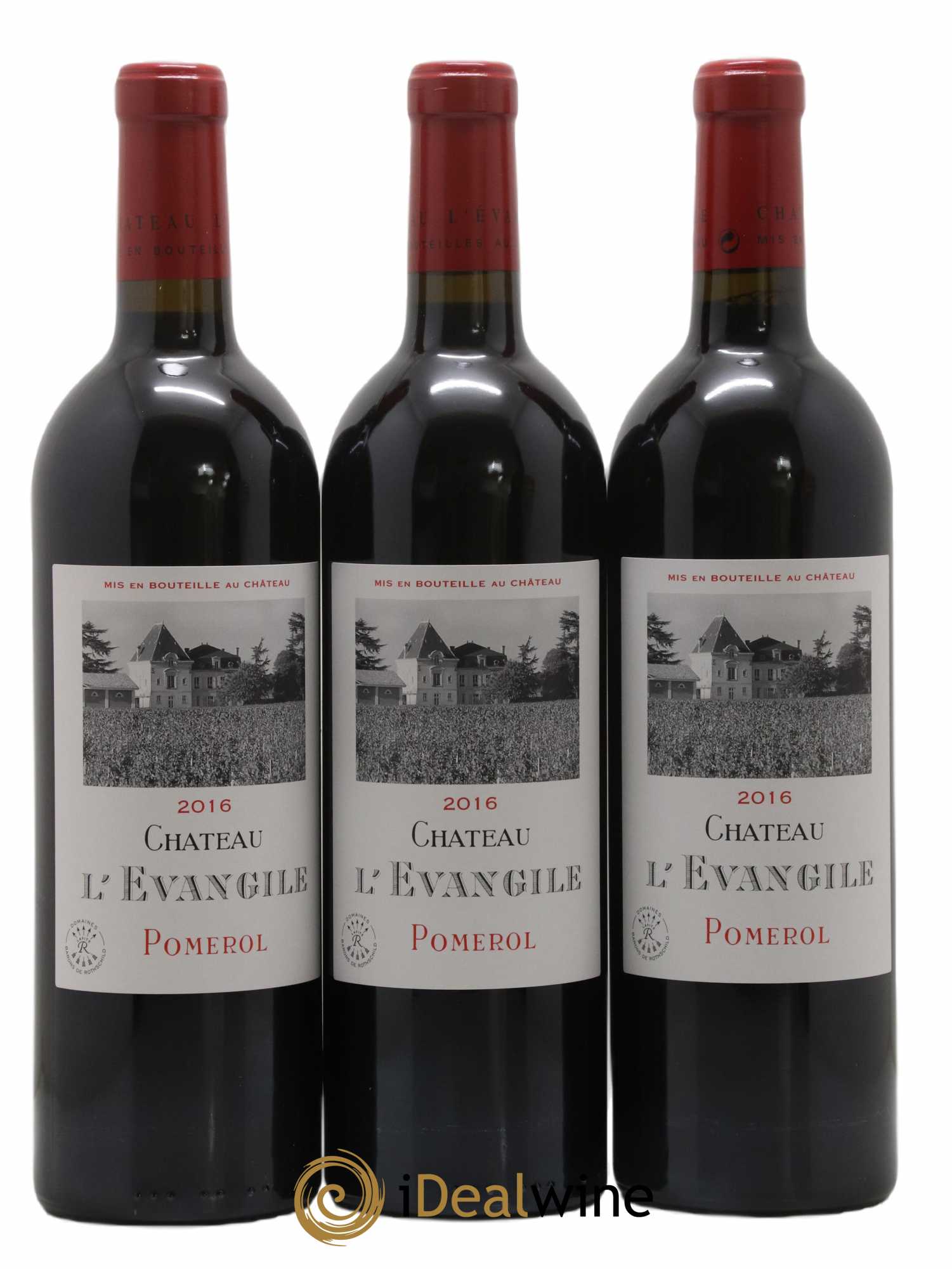 Château l' Évangile 2016 - Lotto di 6 bottiglie - 3