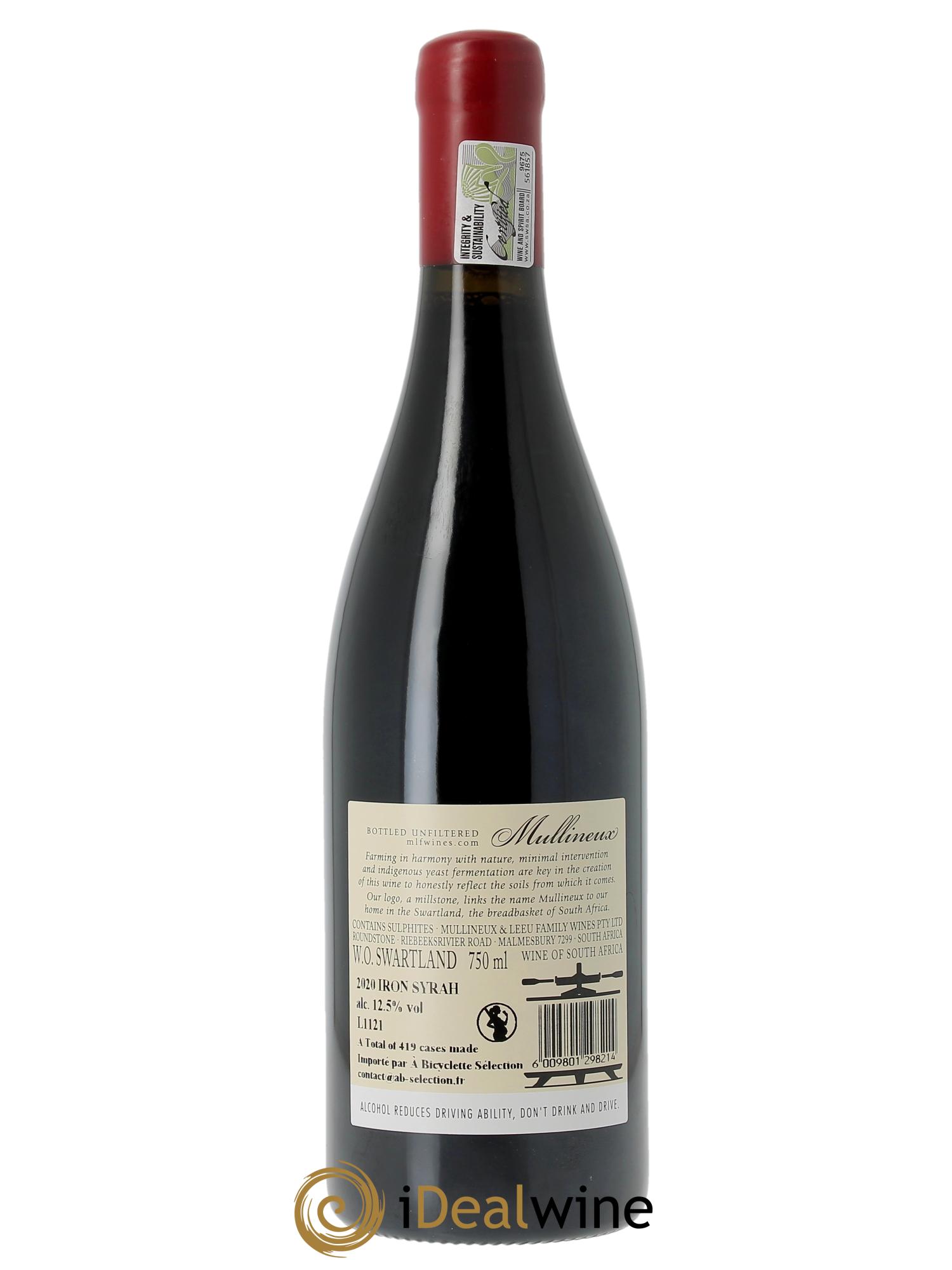 Swartland Mullineux & Leeu Single Terroir Iron Syrah  2020 - Posten von 1 Flasche - 1