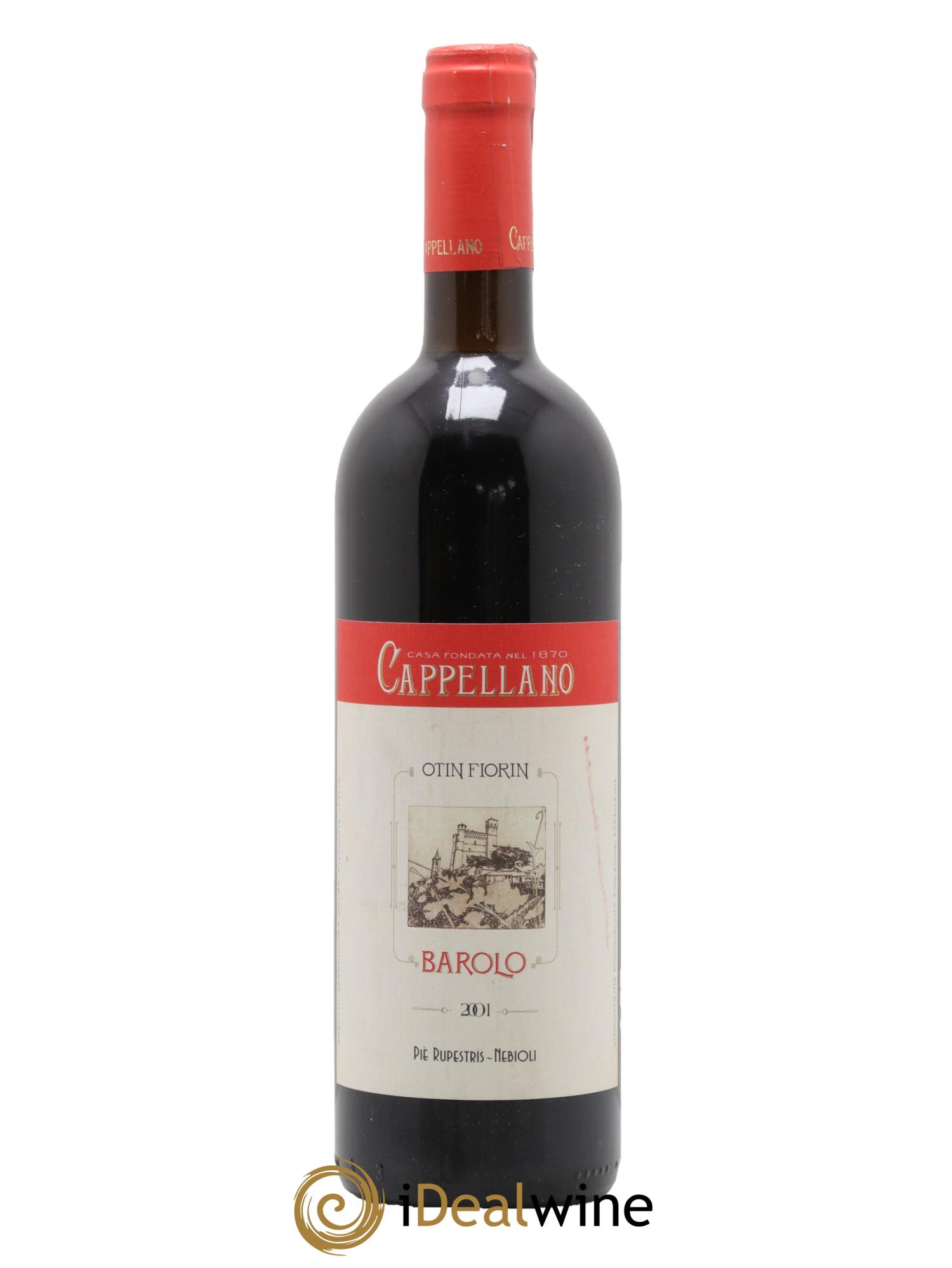 Barolo DOCG Pie Rupestris Cappellano 2001 - Lot of 1 bottle - 0