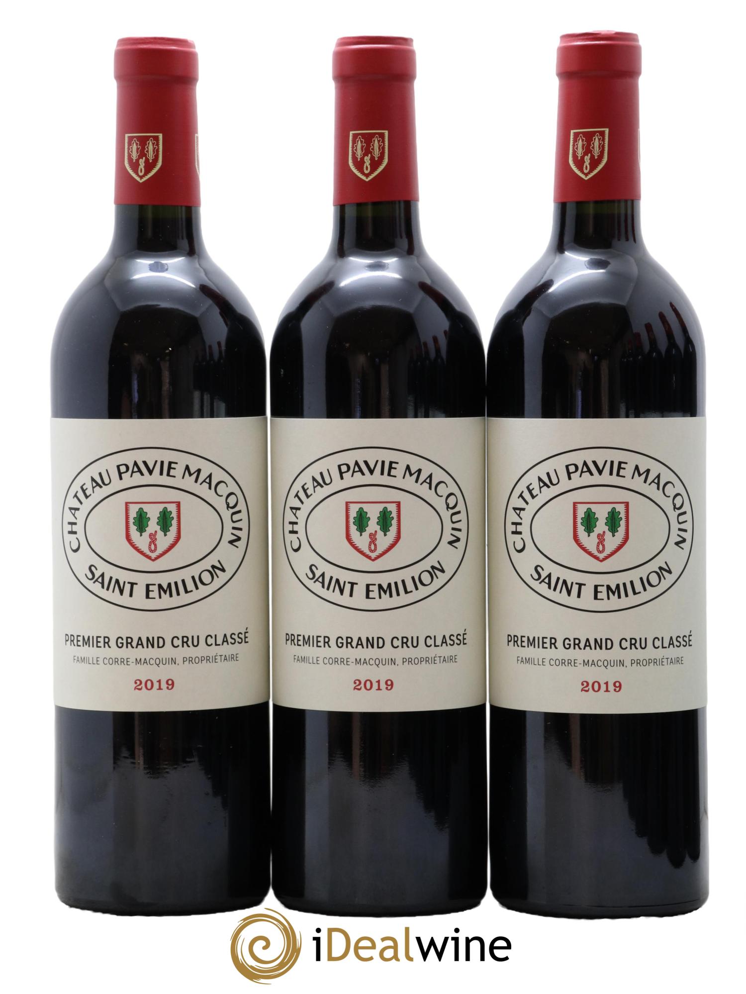 Château Pavie Macquin 1er Grand Cru Classé B  2019 - Posten von 12 Flaschen - 2