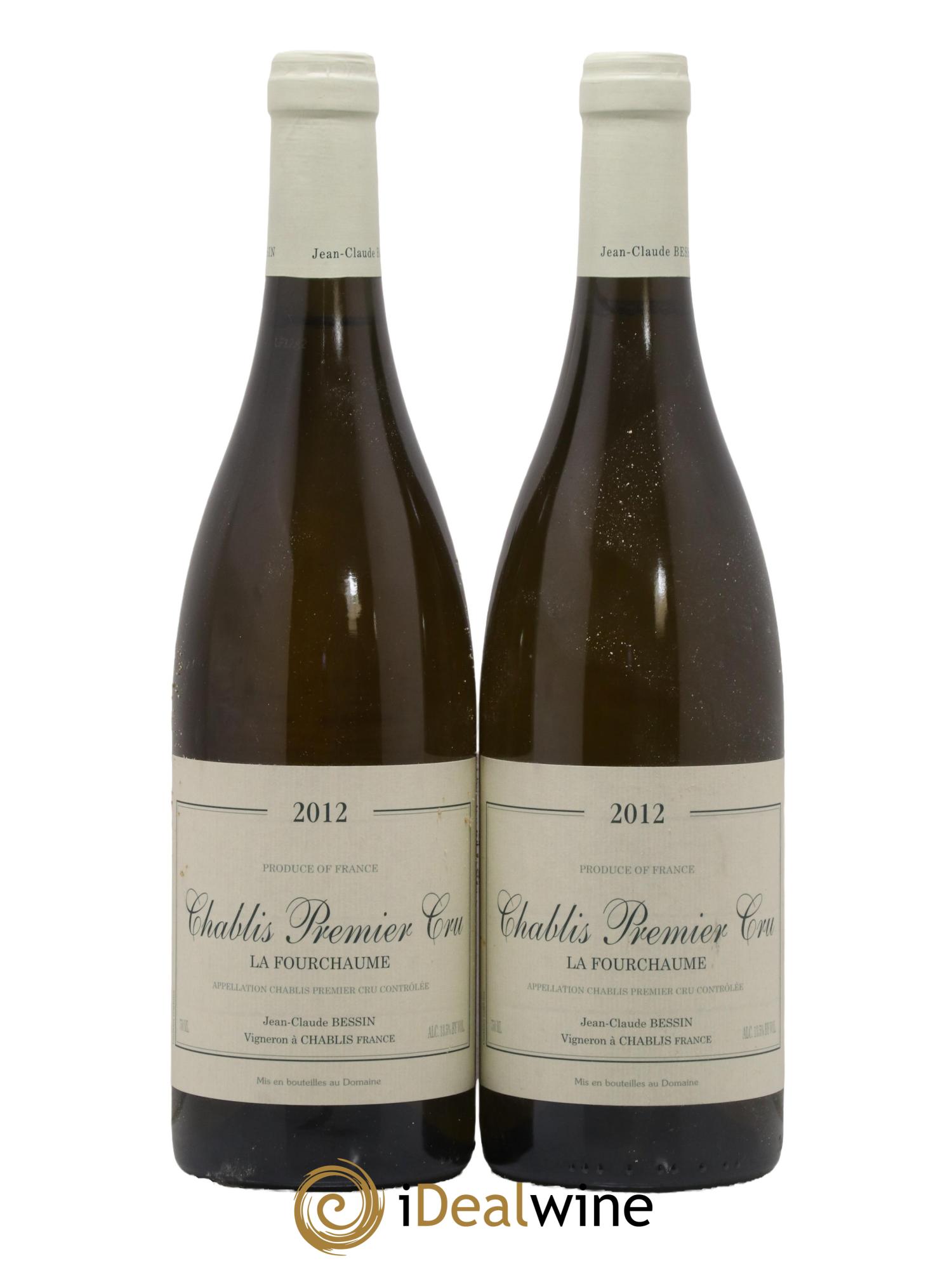 Chablis 1er Cru Fourchaume Jean-Claude & Romain Bessin 2012 - Lot de 2 bouteilles - 0