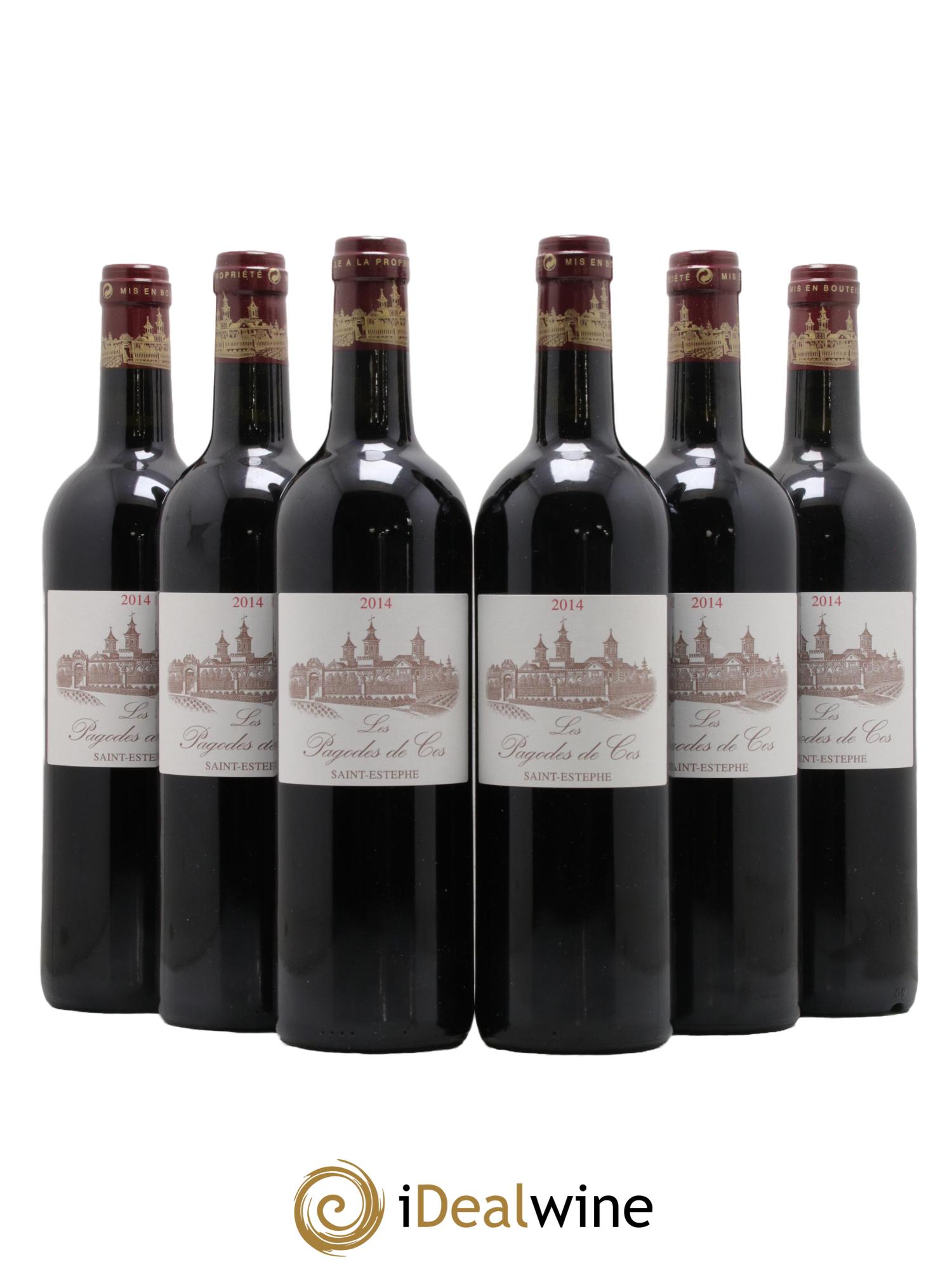 Les Pagodes de Cos Second Vin 2014 - Lot of 6 bottles - 0