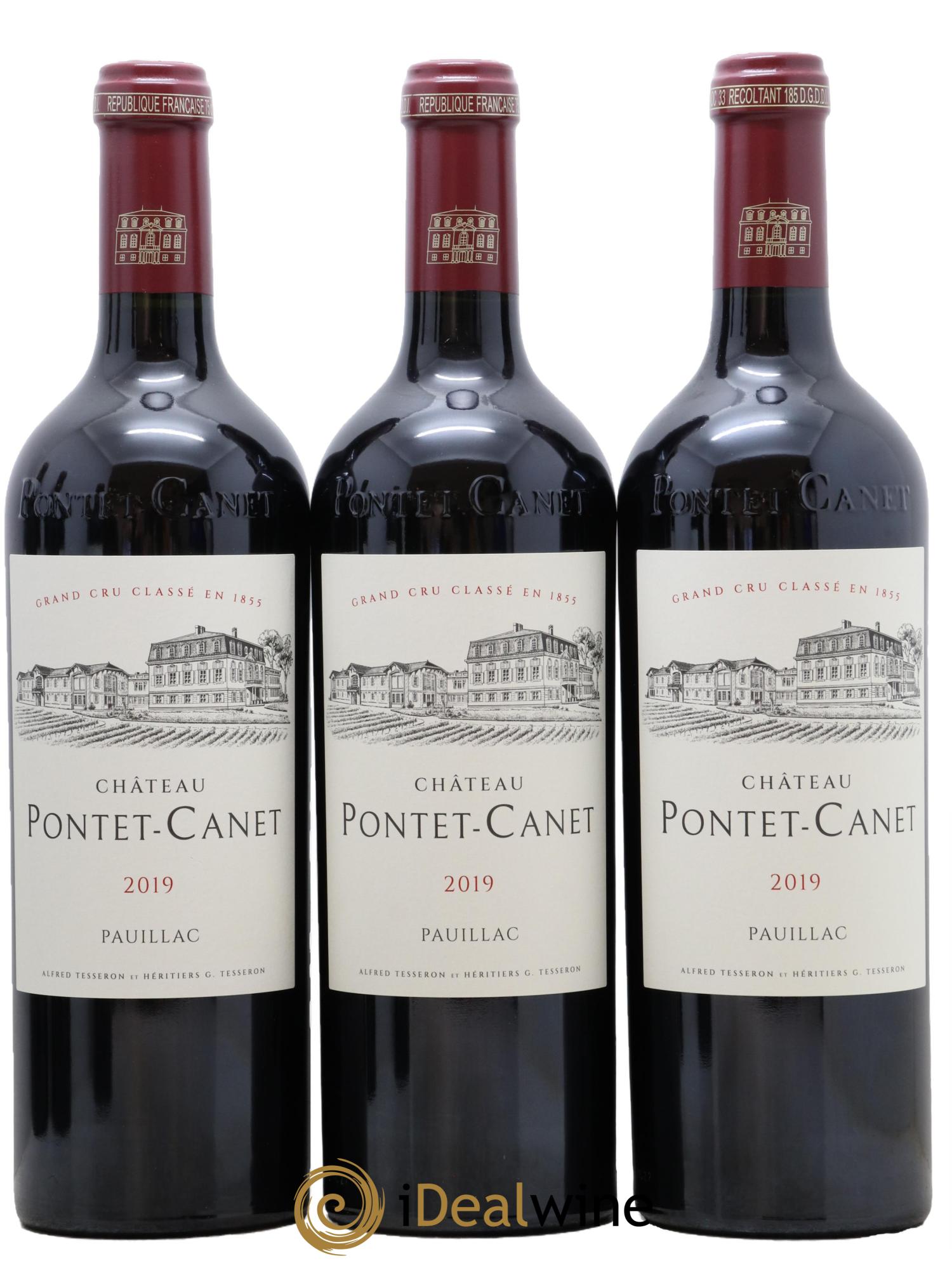 Château Pontet Canet 5ème Grand Cru Classé 2019 - Posten von 6 Flaschen - 1