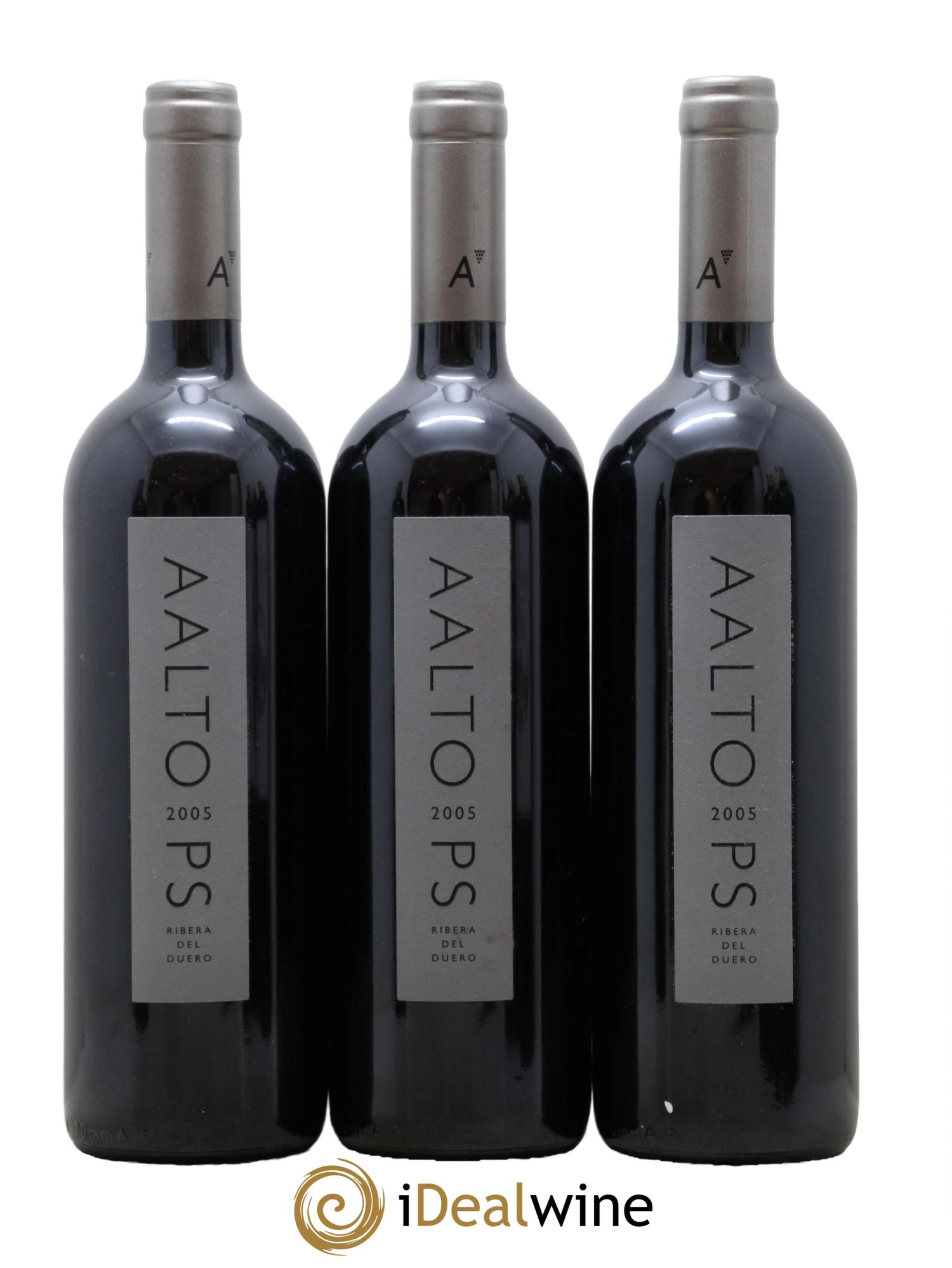 Ribera Del Duero DO Aalto PS Bodegas y Vinedos Aalto 2005 - Lot of 3 bottles - 0