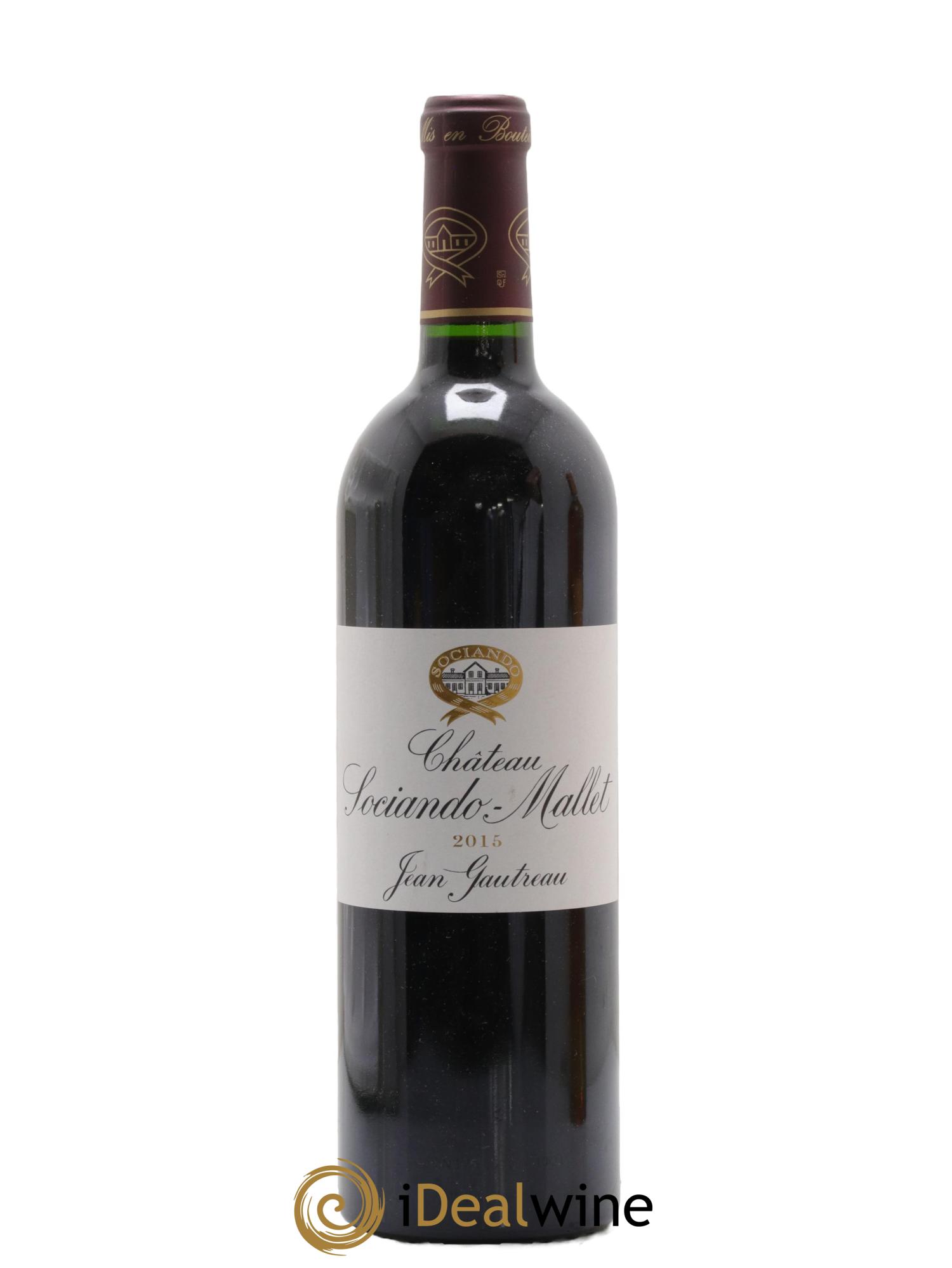 Château Sociando Mallet 2015 - Lot de 1 bouteille - 0