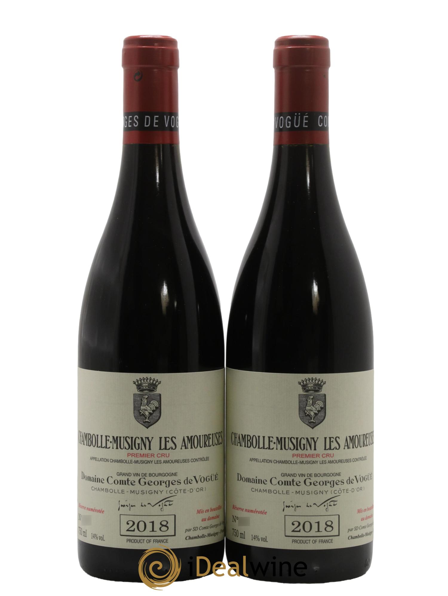 Chambolle-Musigny 1er Cru Les Amoureuses Comte Georges de Vogüé 2018 - Lot de 2 bouteilles - 0