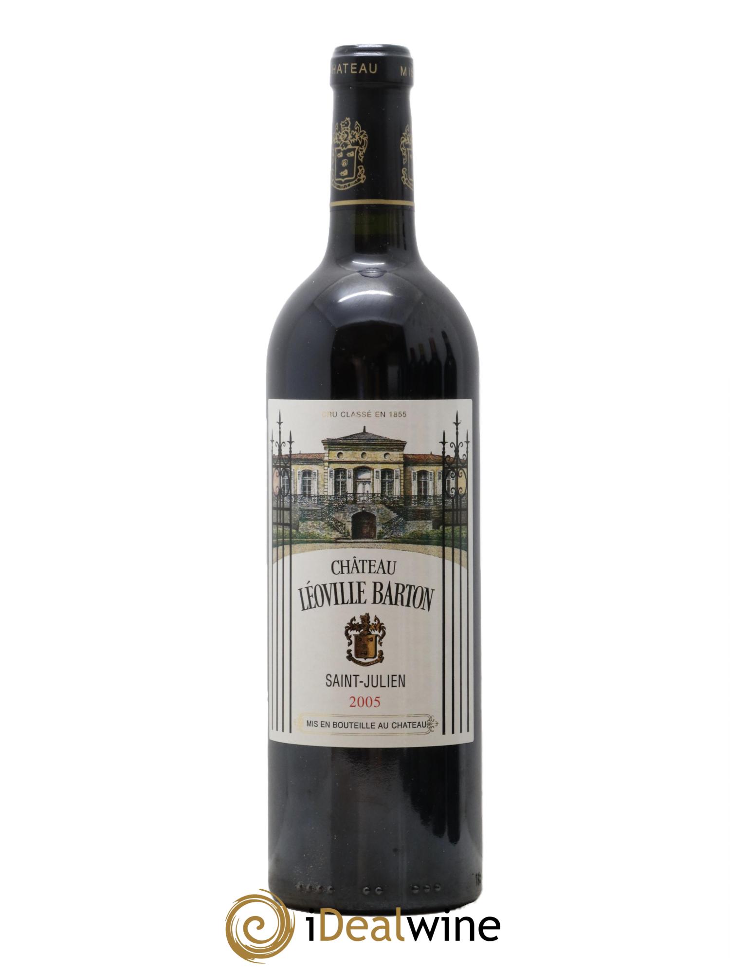 Château Léoville Barton 2ème Grand Cru Classé 2005 - Lot de 1 bouteille - 0