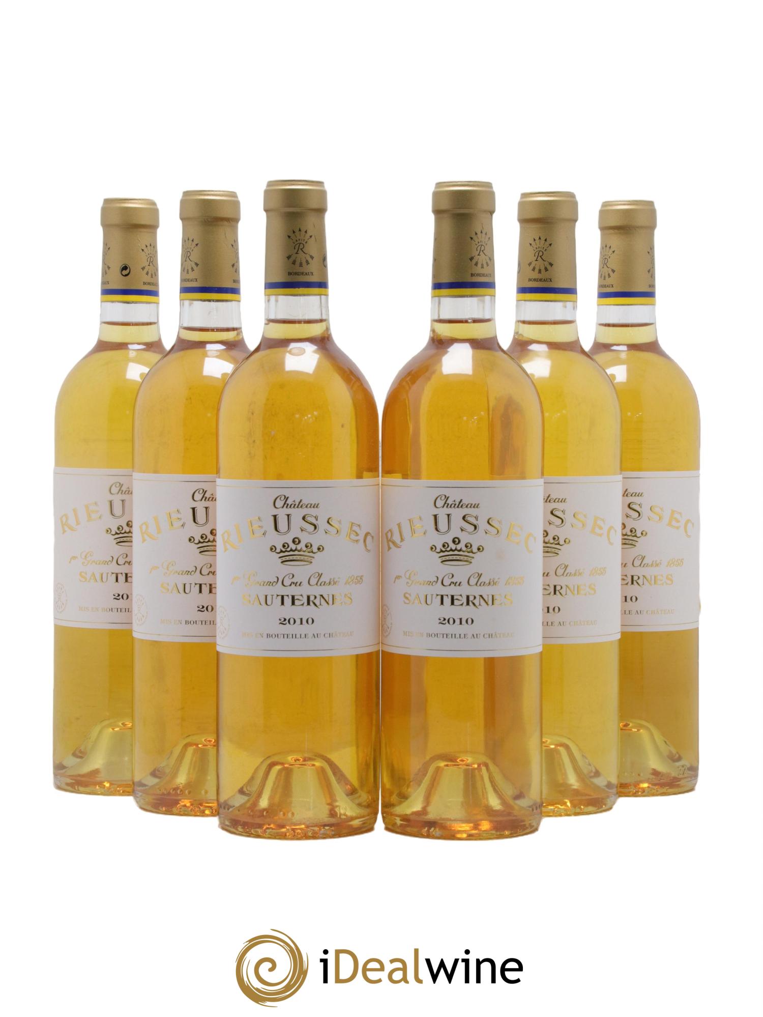 Château Rieussec 1er Grand Cru Classé 2010 - Posten von 6 Flaschen - 0