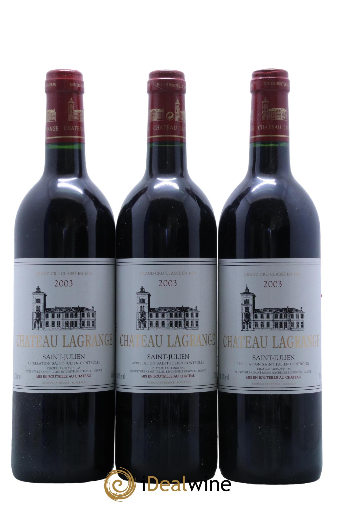 Château Lagrange 3ème Grand Cru Classé  2003 - Lot de 12 bouteilles - 4