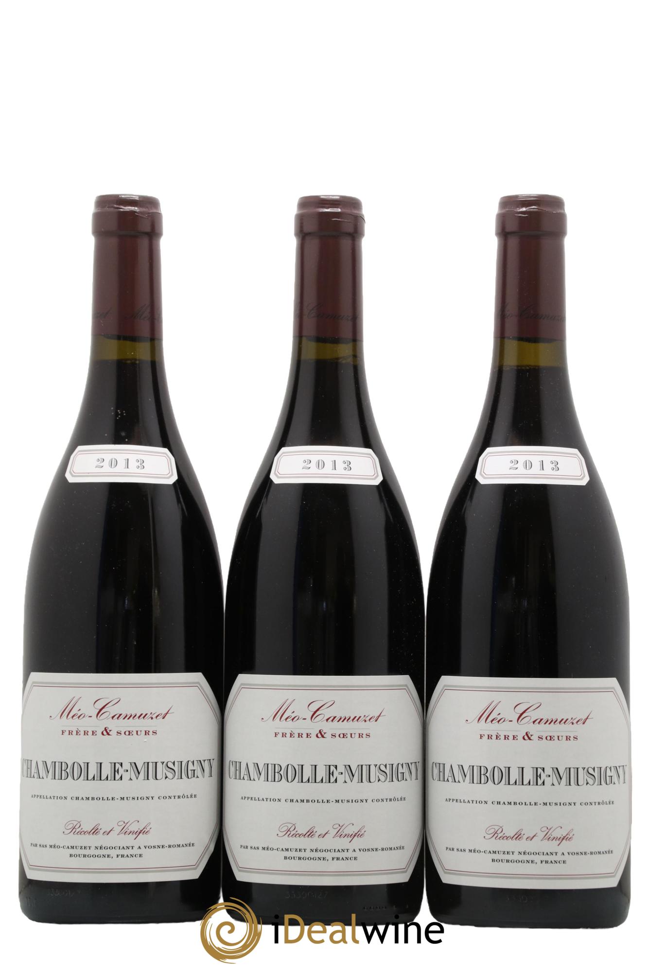 Chambolle-Musigny Méo-Camuzet (Frères et Soeurs) 2013 - Lot de 3 bouteilles - 0