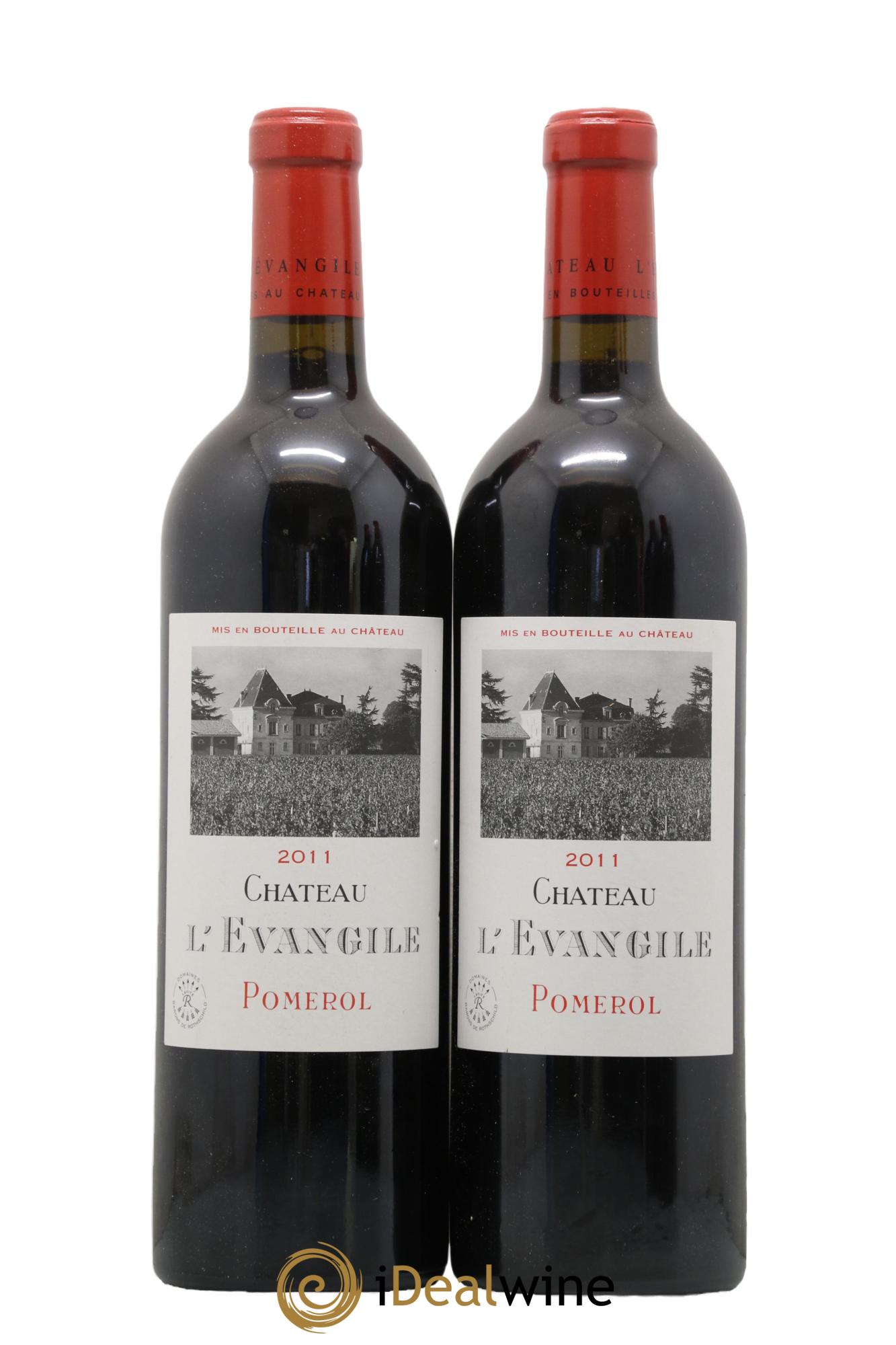 Château l' Évangile 2011 - Lot de 2 bouteilles - 0