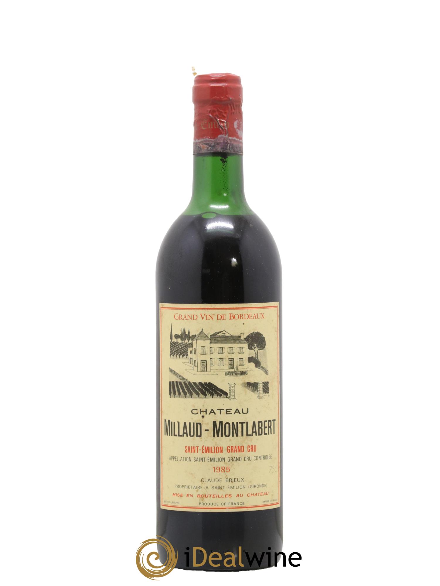 Château Millaud Montlabert 1985 - Lot de 1 bouteille - 0