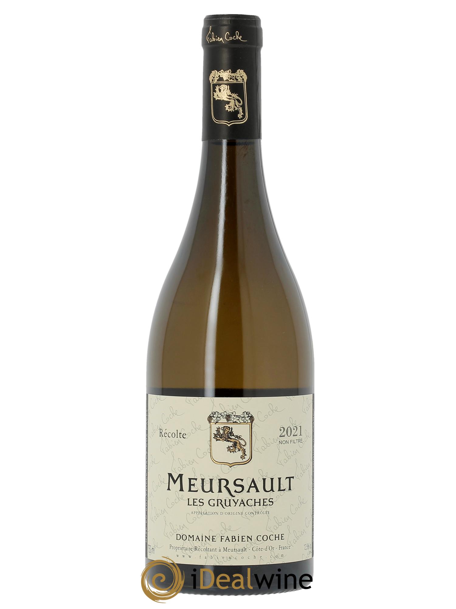 Meursault Les Gruyaches Fabien Coche 2021 - Lotto di 1 bottiglia - 0