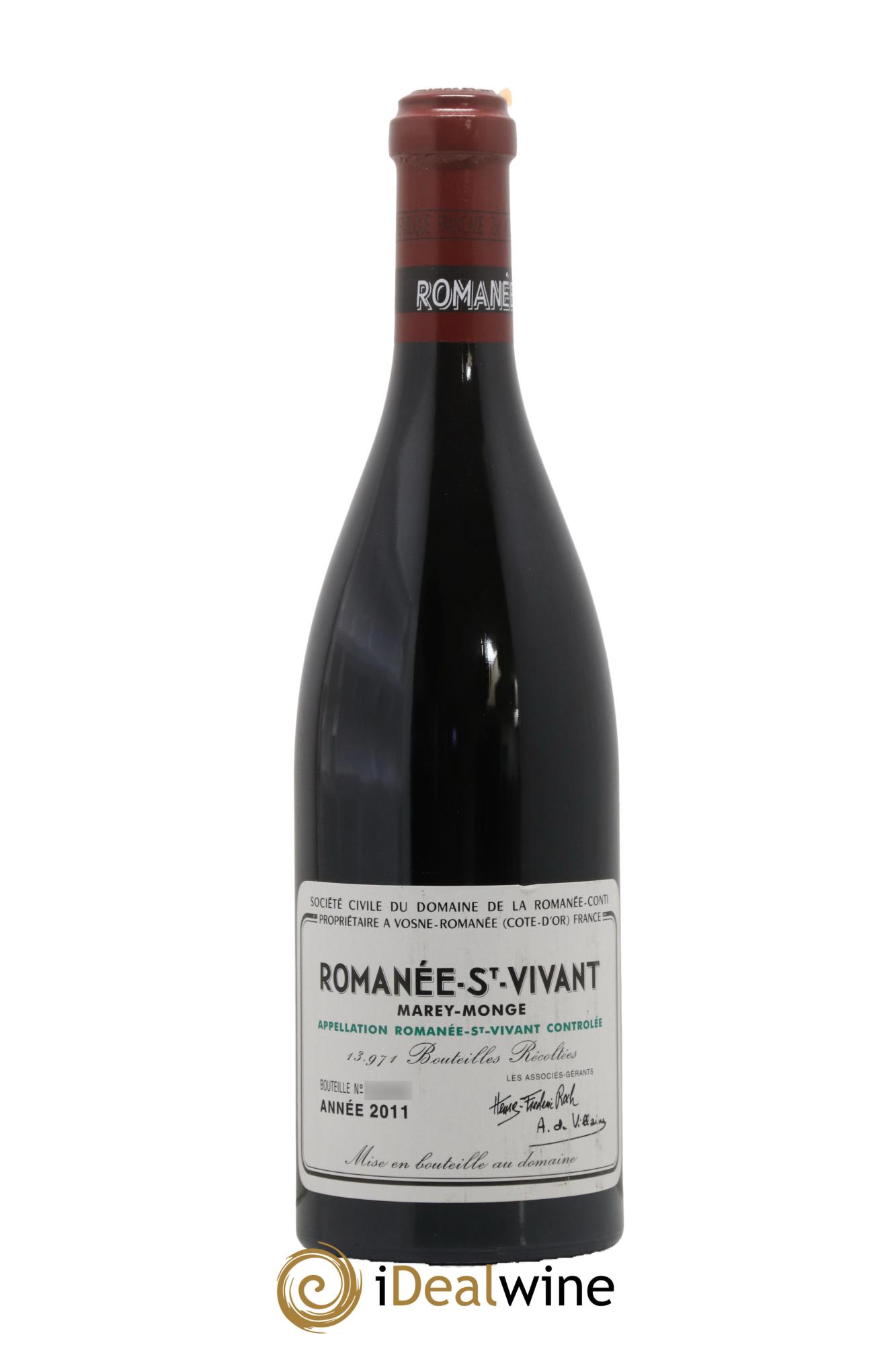 Romanée-Saint-Vivant Grand Cru Domaine de la Romanée-Conti 2011 - Lotto di 1 bottiglia - 0