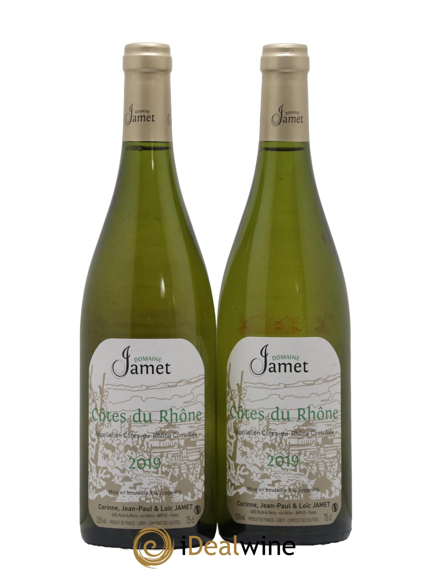 Côtes du Rhône Jamet (Domaine) 2019 - Lotto di 2 bottiglie - 0