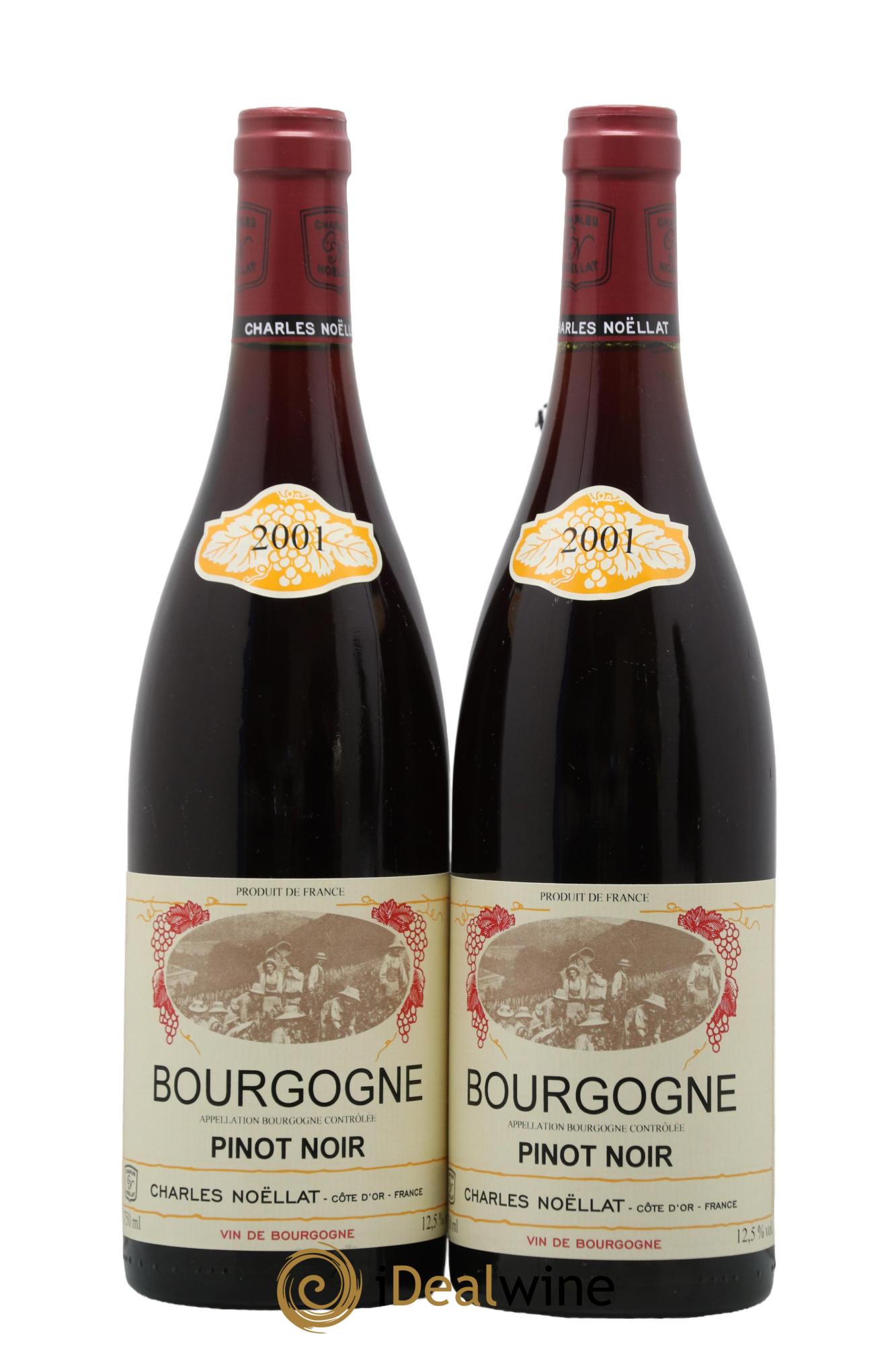 Bourgogne Domaine Charles Noellat 2001 - Lot de 2 bouteilles - 0