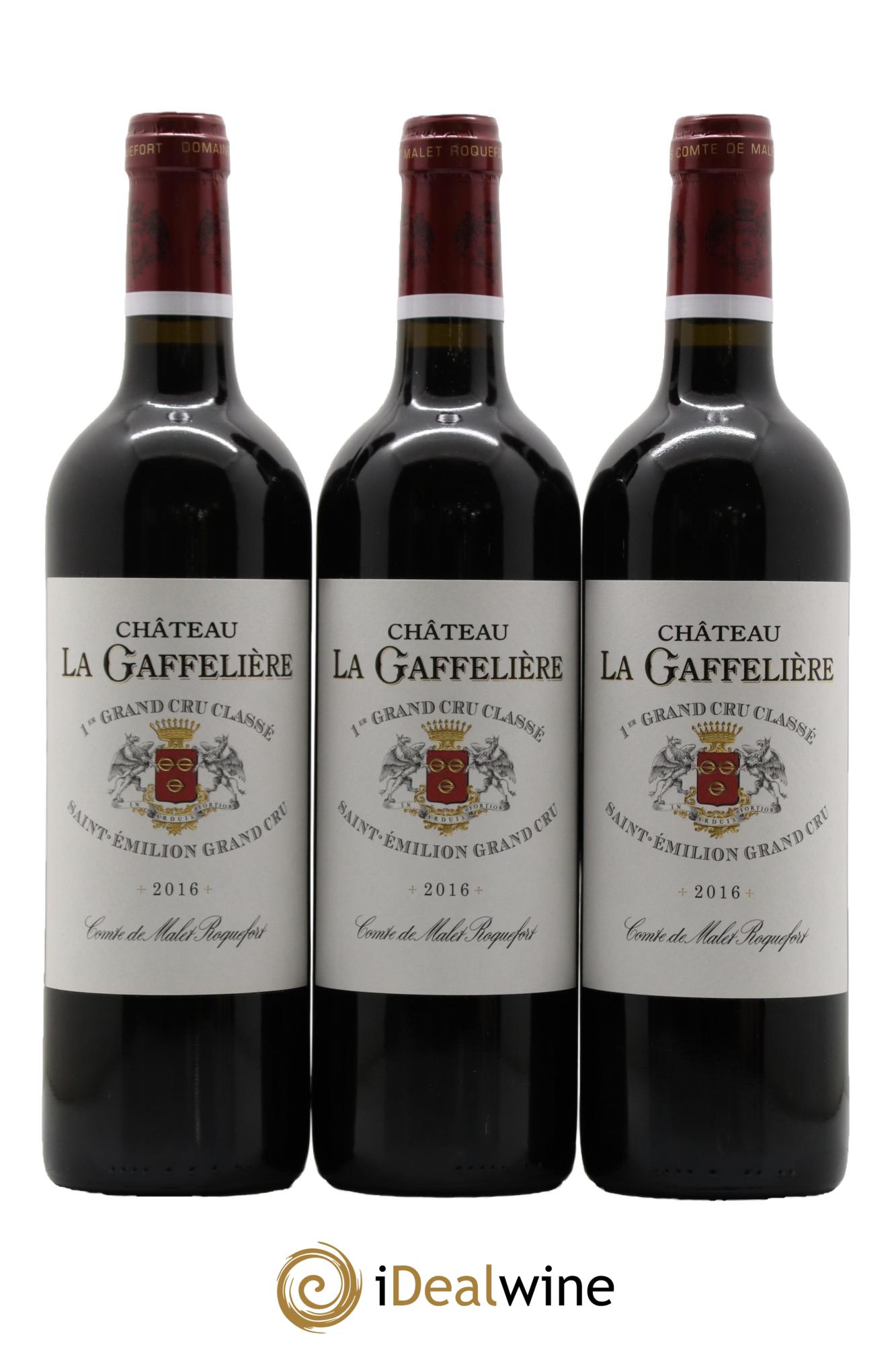 Château la Gaffelière 1er Grand Cru Classé B 2016 - Posten von 3 Flaschen - 0