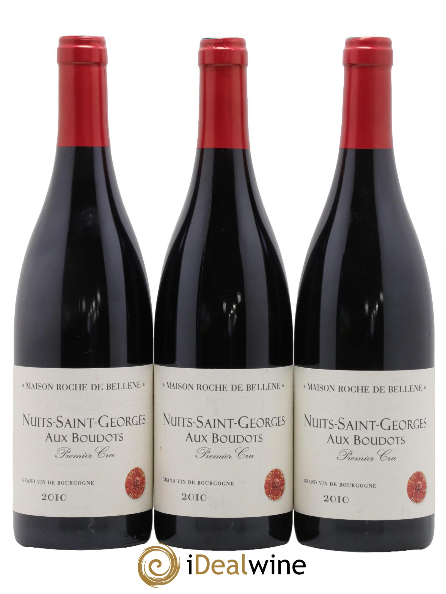 Nuits Saint-Georges 1er Cru Aux Boudots Maison Roche de Bellene 2010 - Lot of 3 bottles - 0