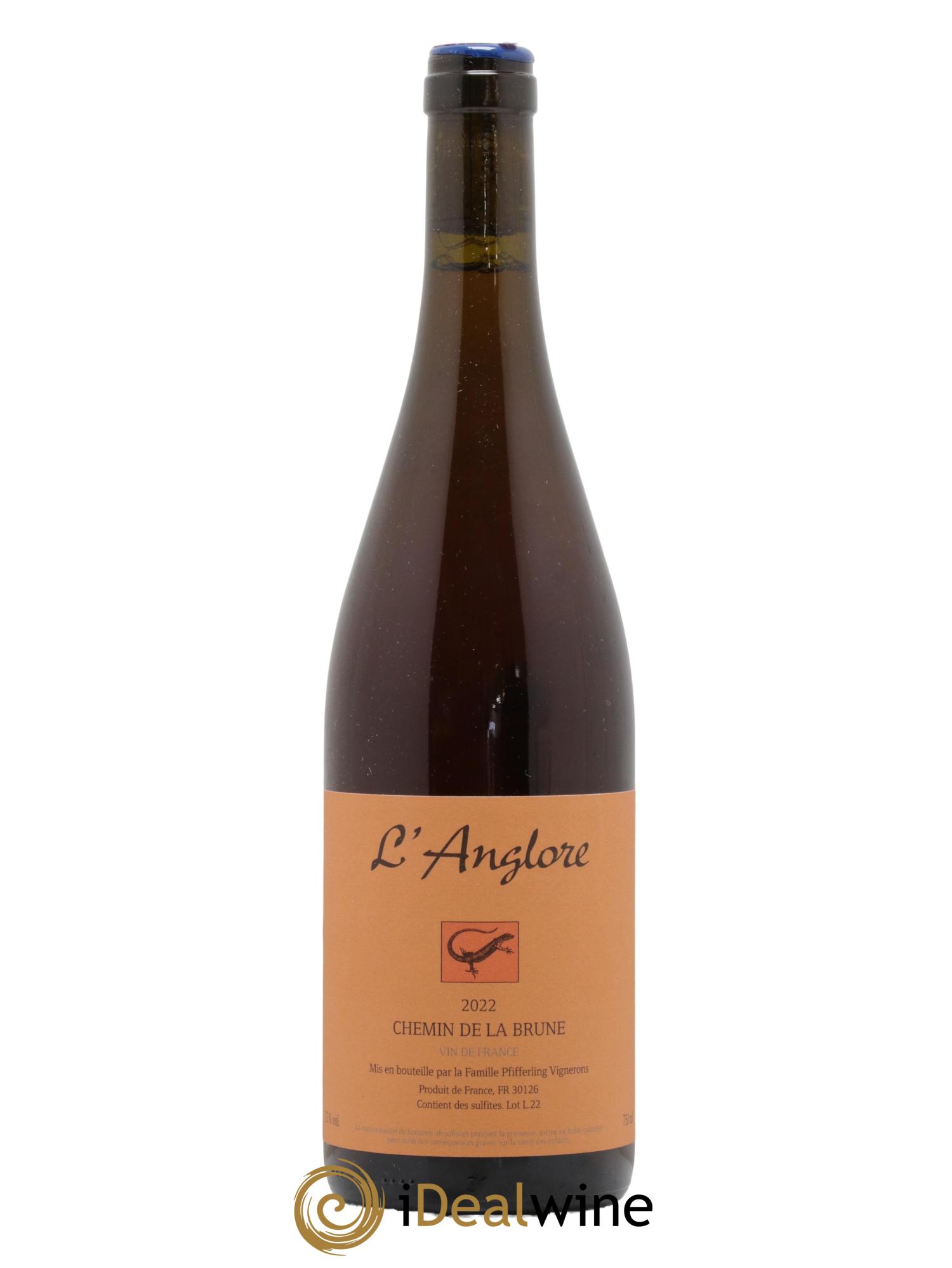 Vin de France Chemin de la brune L'Anglore  2022 - Lot de 1 bouteille - 0