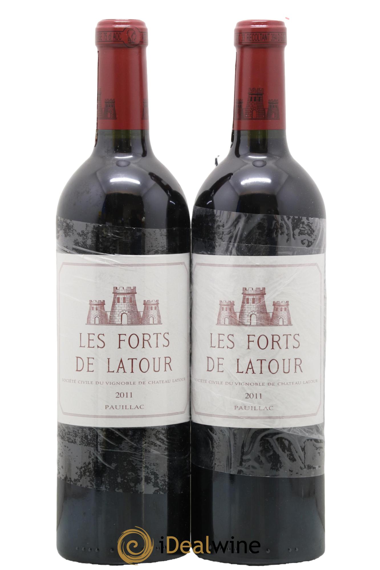 Les Forts de Latour Second Vin  2011 - Lot of 2 bottles - 0