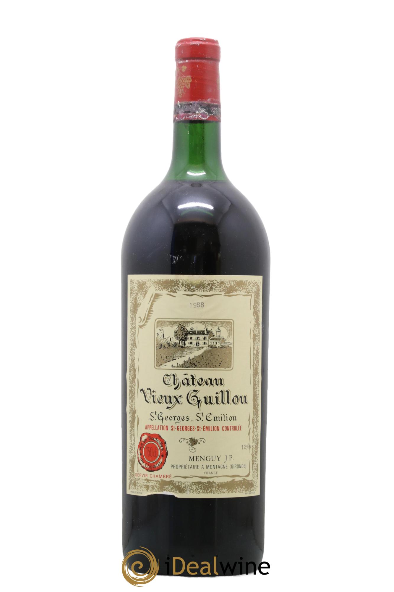 Saint Georges-Saint-Emilion Chateau Vieux Guillon 1988 - Lot de 1 magnum - 0