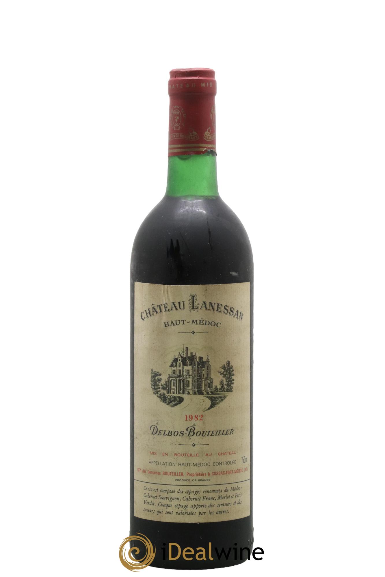 Château Lanessan Cru Bourgeois 1982 - Posten von 1 Flasche - 0