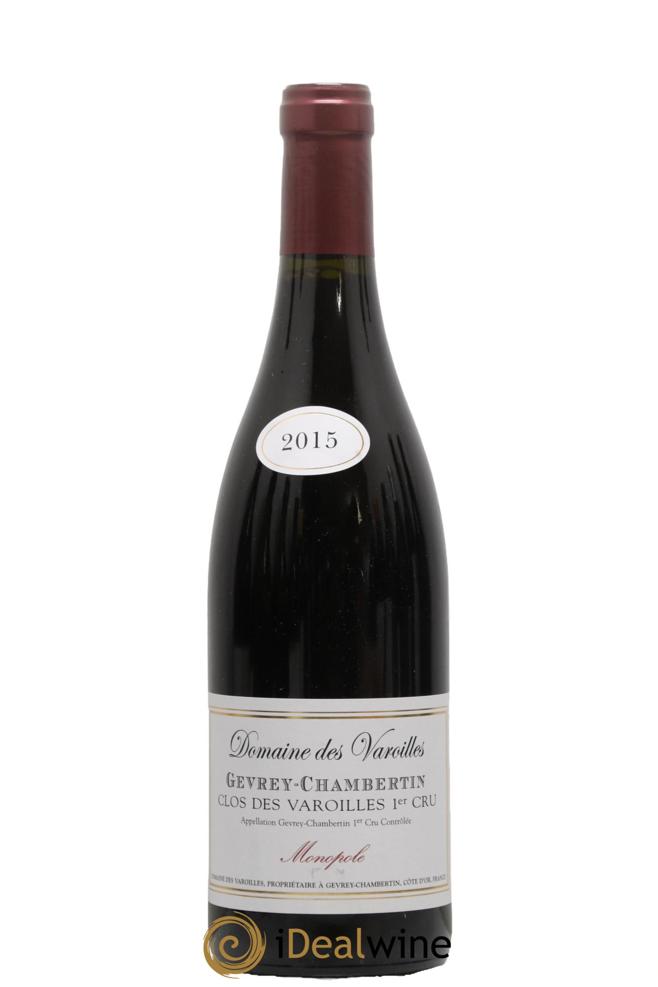 Gevrey-Chambertin 1er Cru Clos des Varoilles Monopole Varoilles (Domaine des) 2015 - Lotto di 1 bottiglia - 0